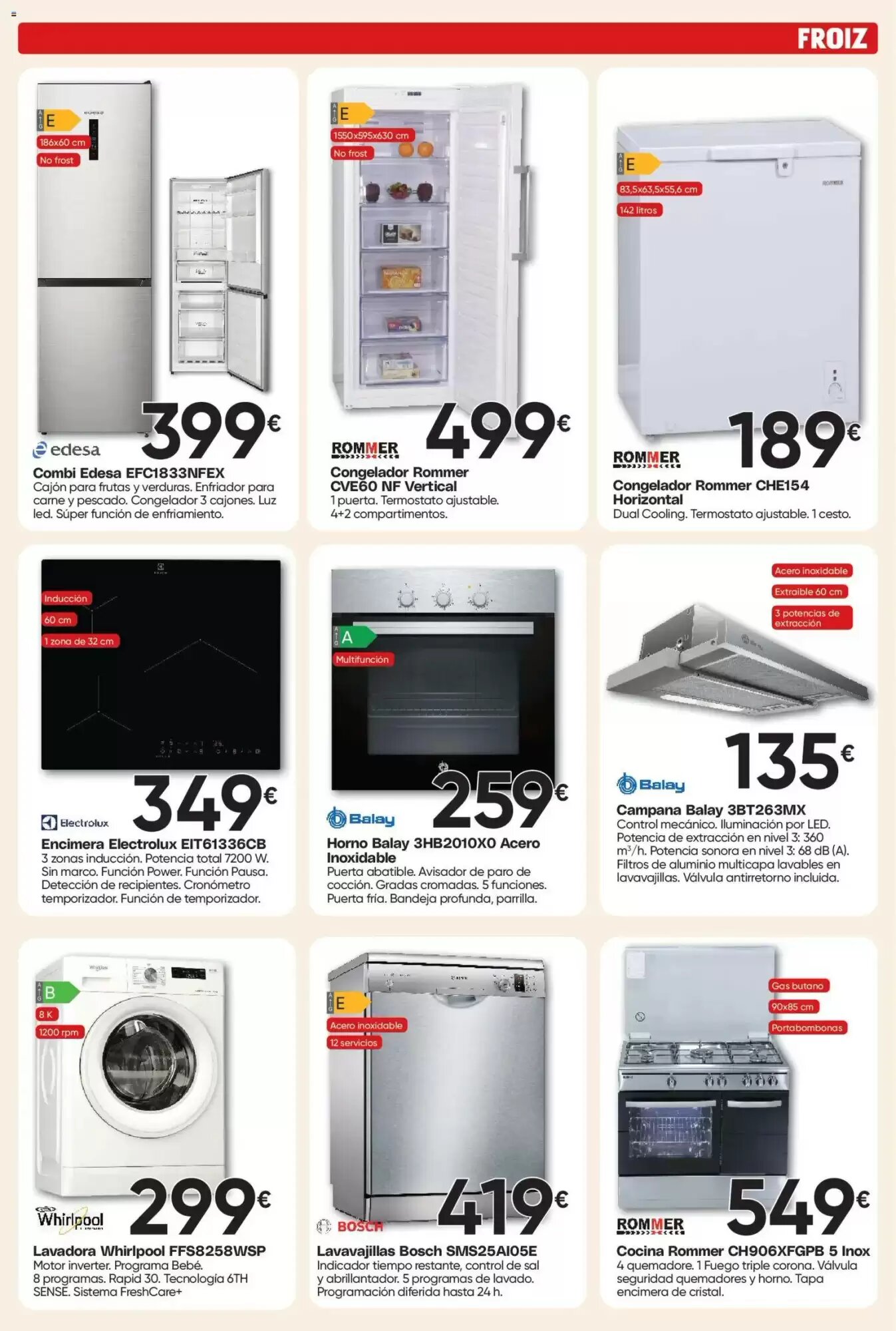 Folleto promocional de FROIZ válido desde el 26/08/2026 - Página 4.