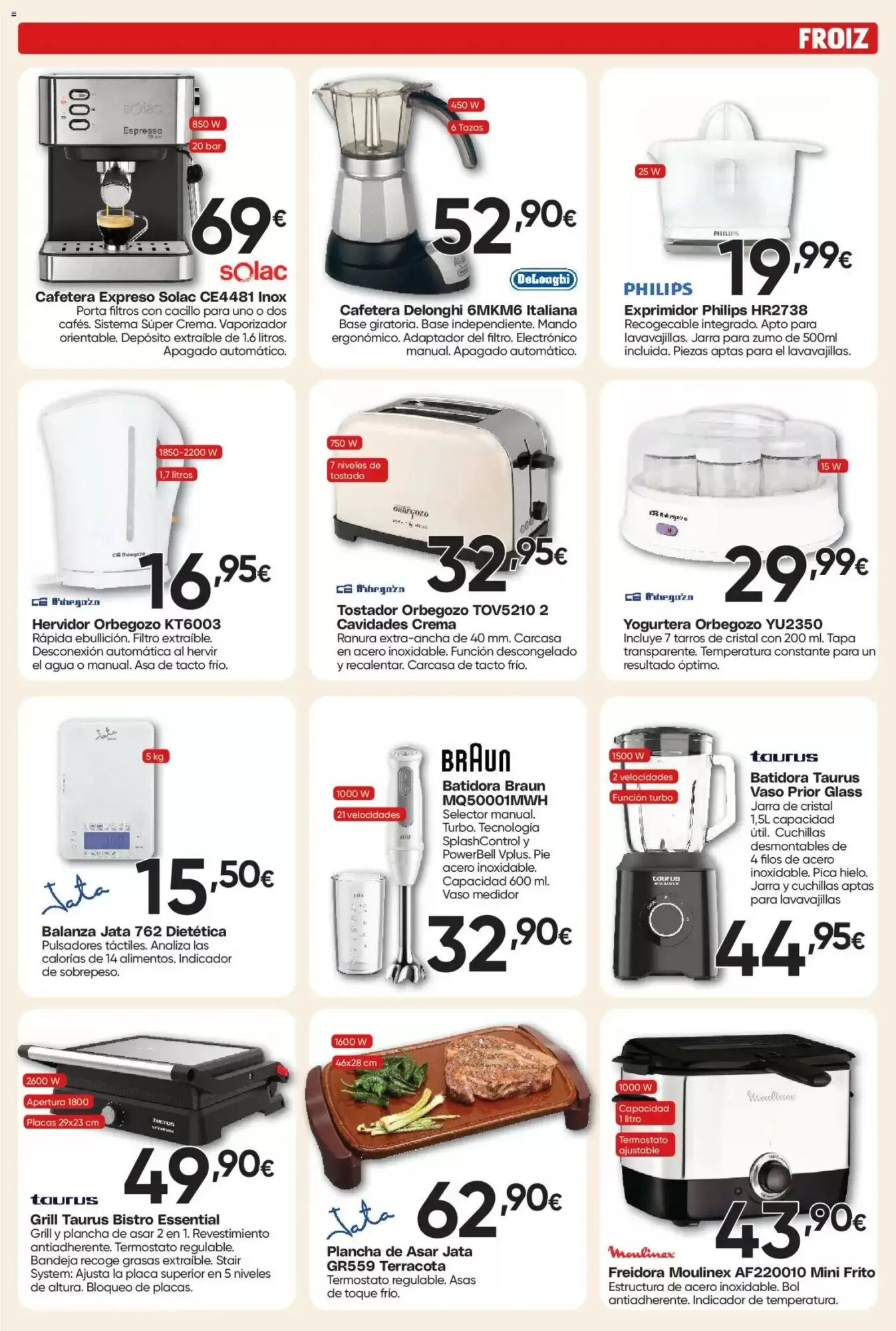 Folleto promocional de FROIZ válido desde el 26/08/2026 - Página 5.