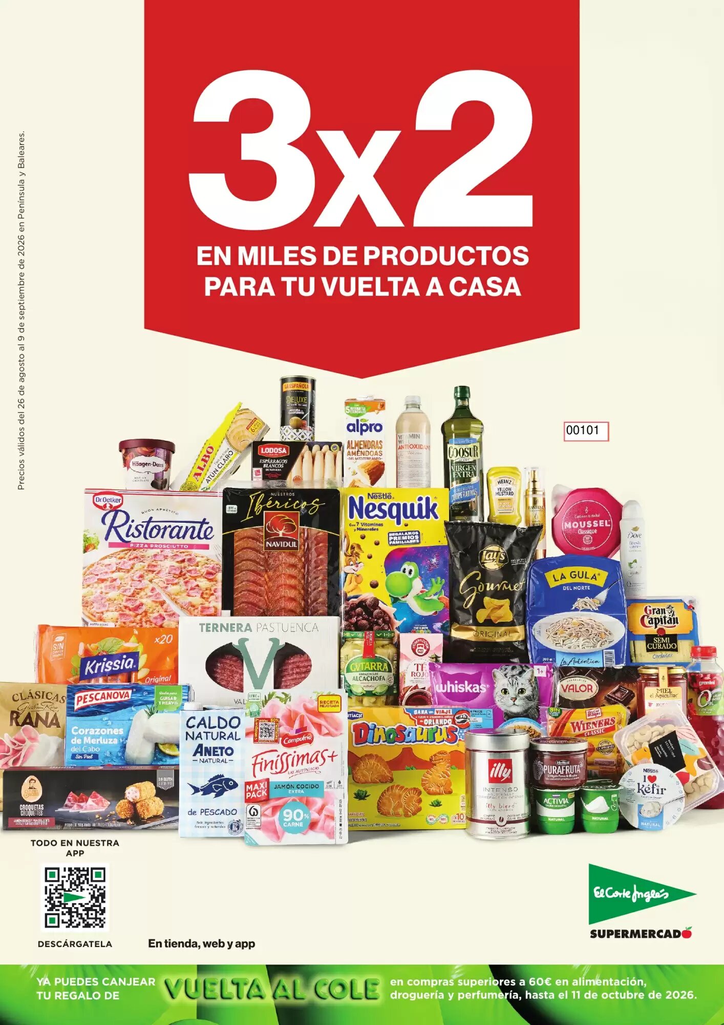 Folleto promocional de El Corte Inglés válido desde el 26/08/2026 - Página 1.