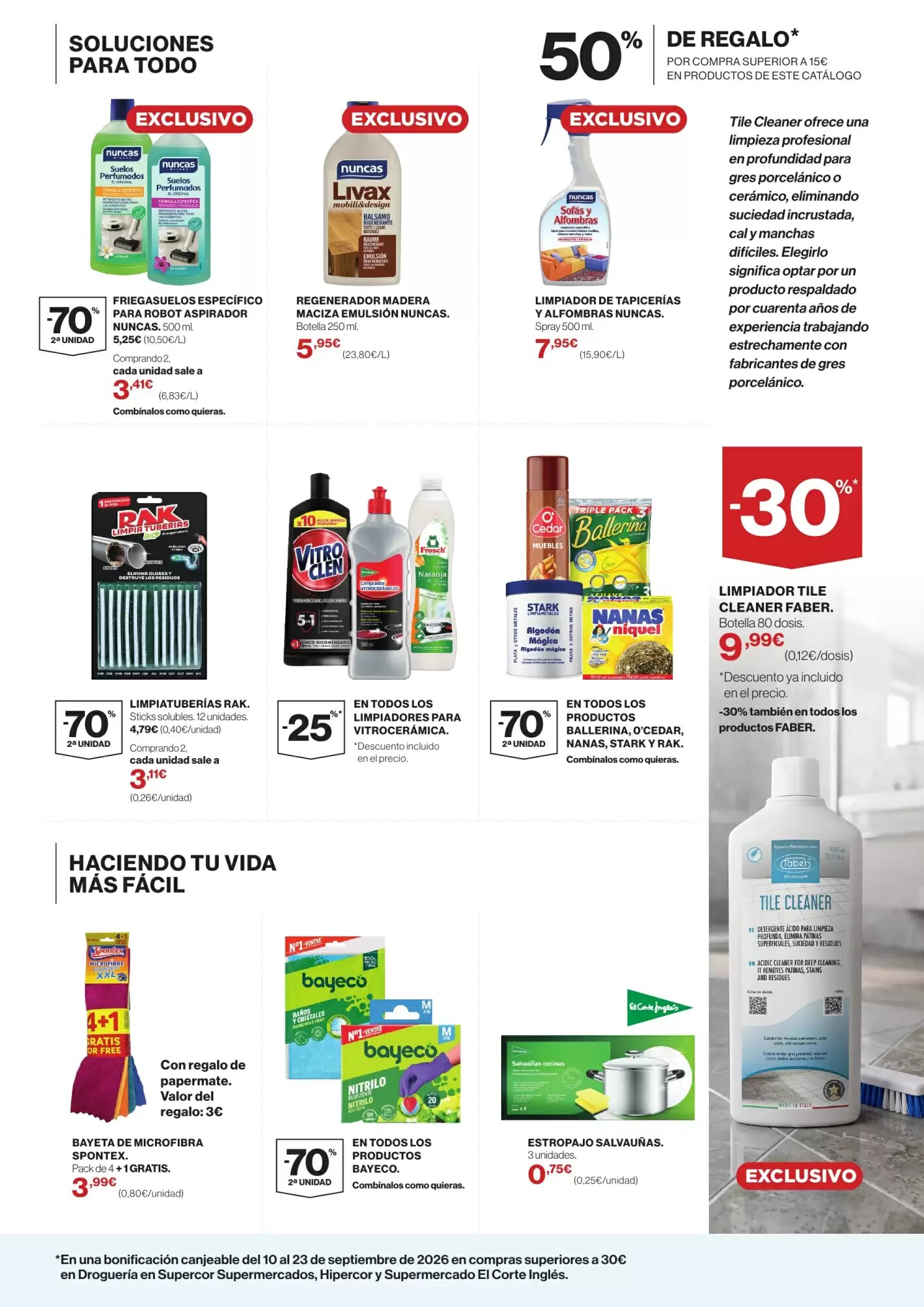 Folleto promocional de Hipercor válido desde el 26/08/2026 - Página 5.