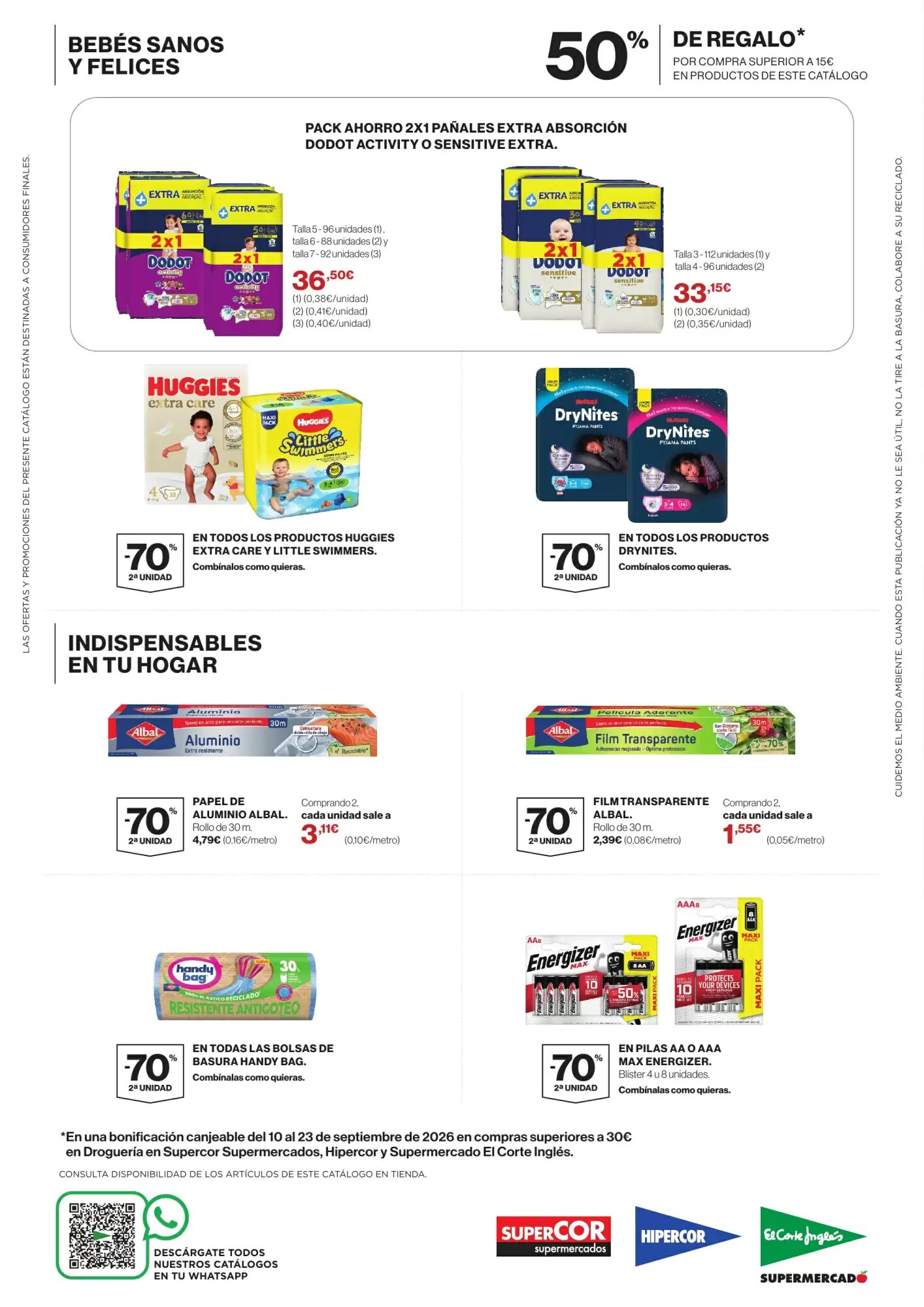 Folleto promocional de Supercor válido desde el 26/08/2026 - Página 8.