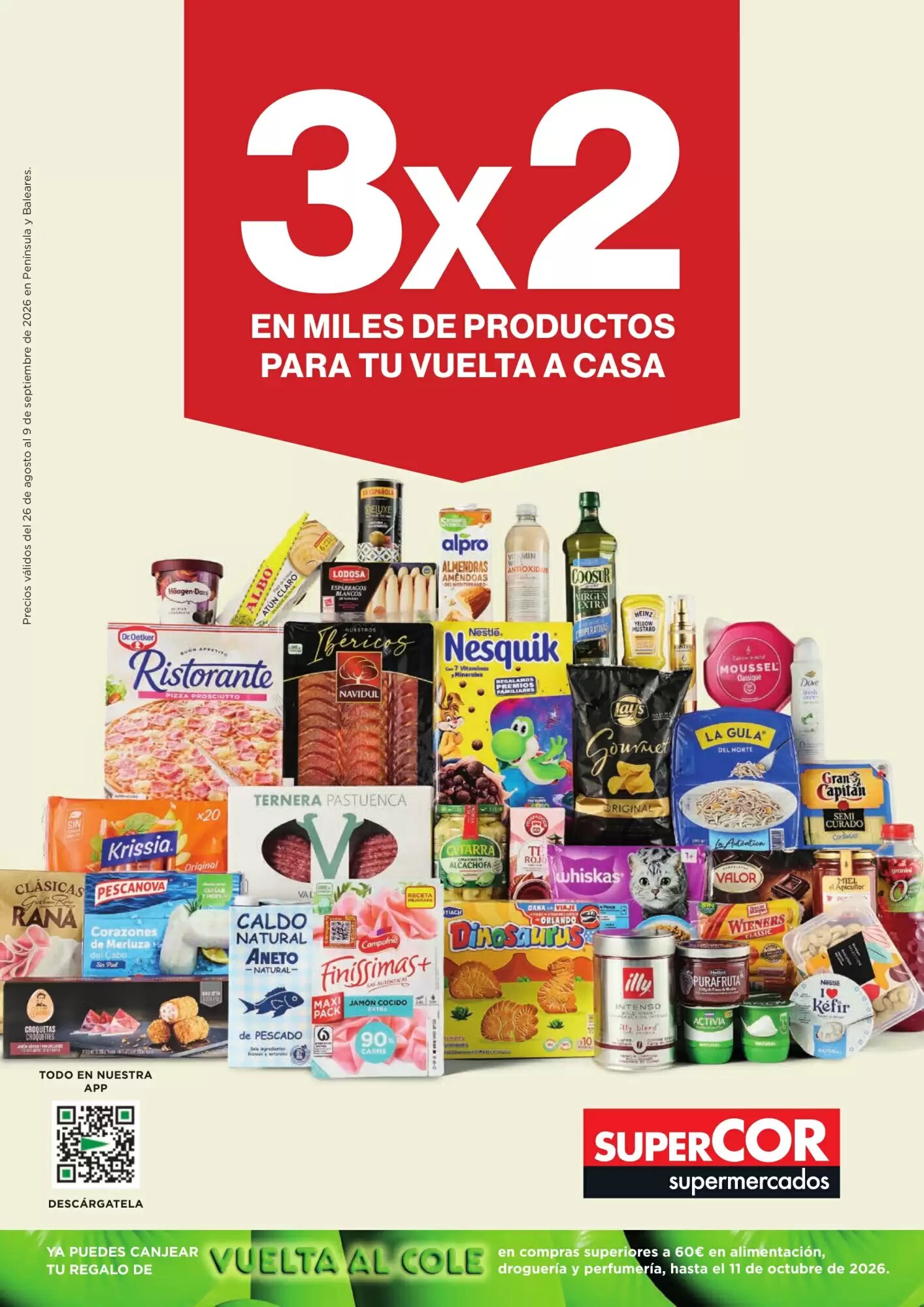 Folleto promocional de Supercor válido desde el 26/08/2026 - Página 1.