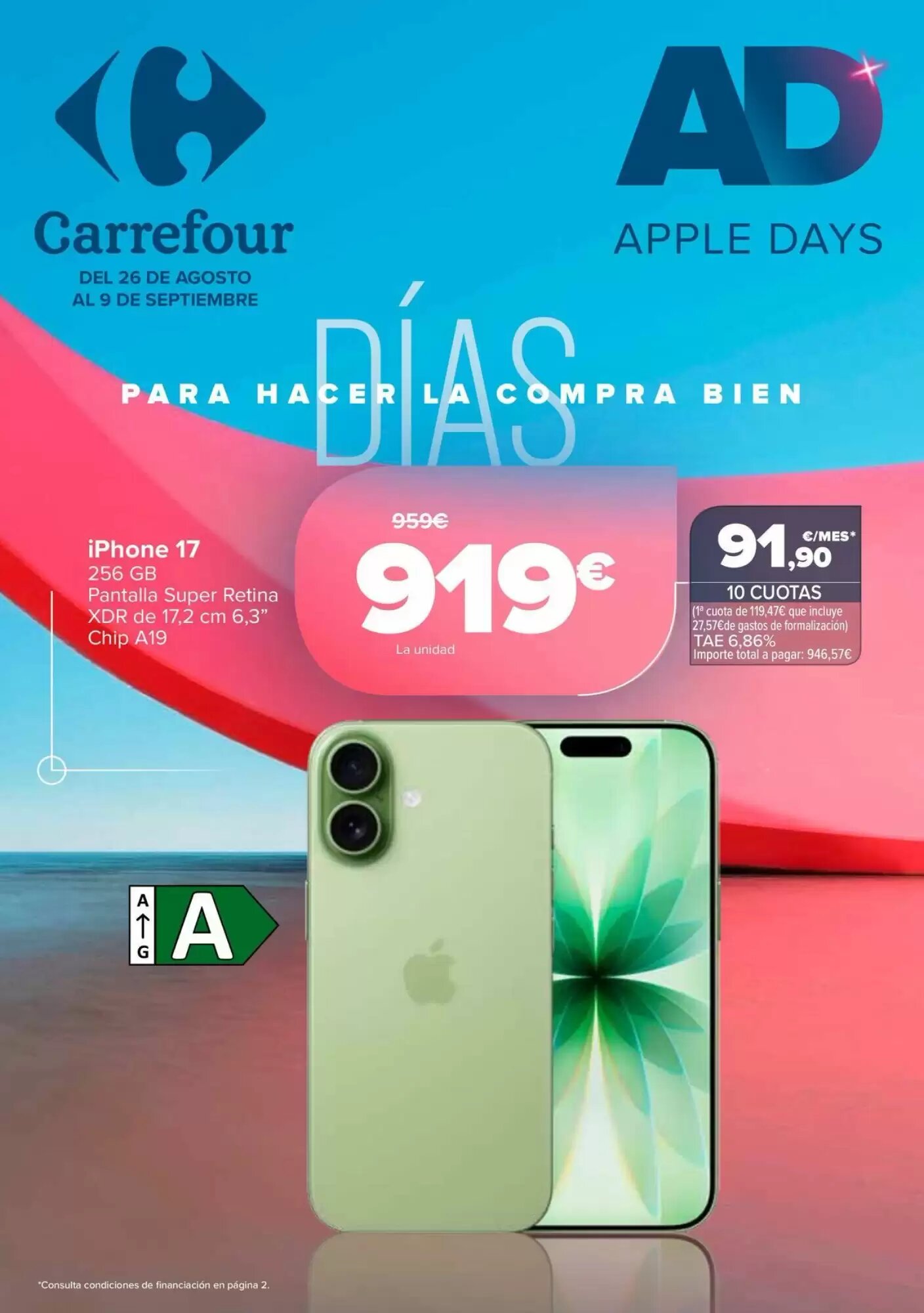 Folleto promocional de Carrefour válido desde el 26/08/2026 - Página 1.