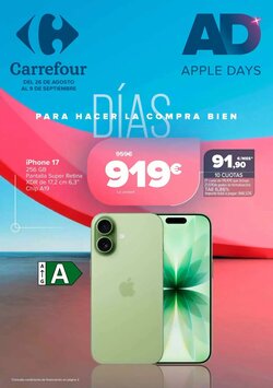 Folleto promocional de Carrefour válido desde el 26/08/2026