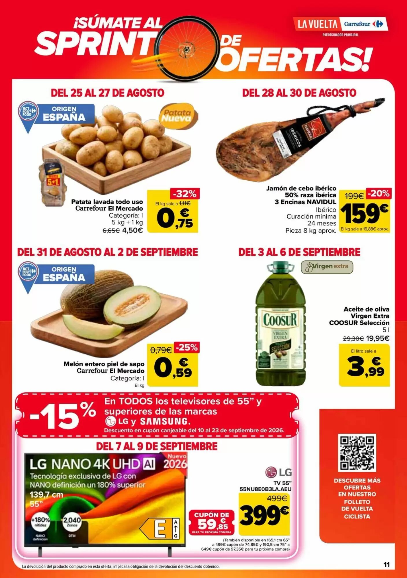 Folleto promocional de Carrefour válido desde el 26/08/2026 - Página 11.
