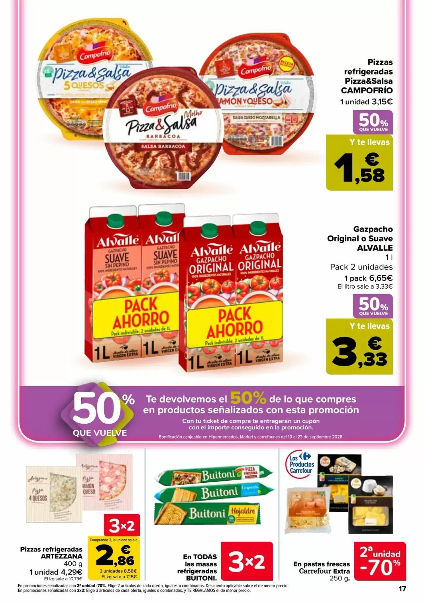Folleto promocional de Carrefour válido desde el 26/08/2026 - Página 17.