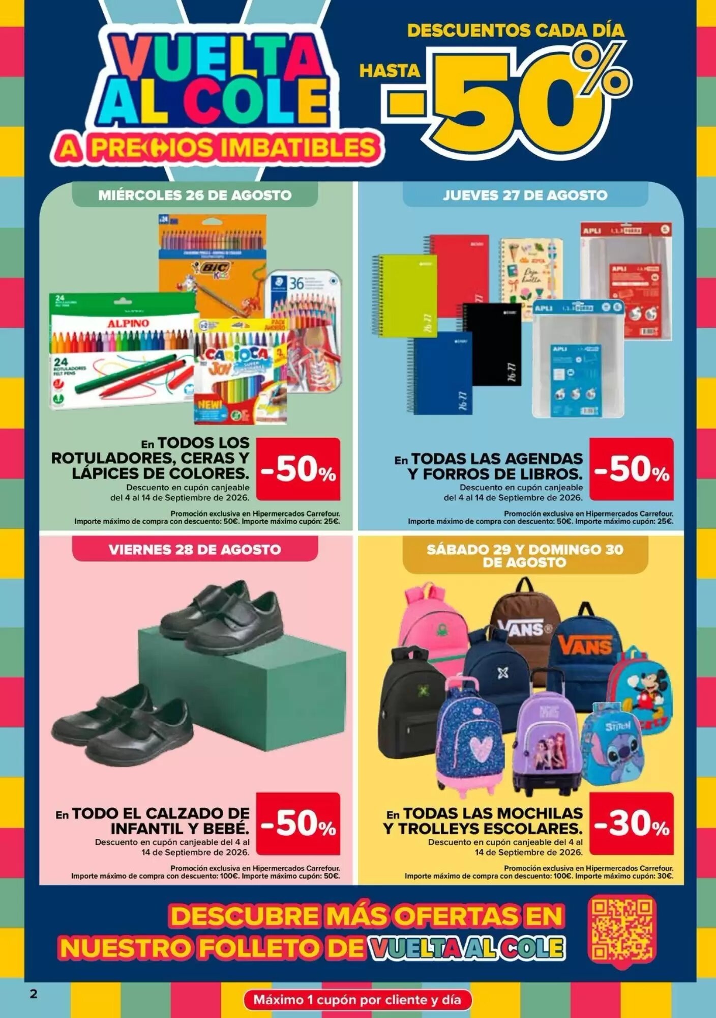 Folleto promocional de Carrefour válido desde el 26/08/2026 - Página 2.