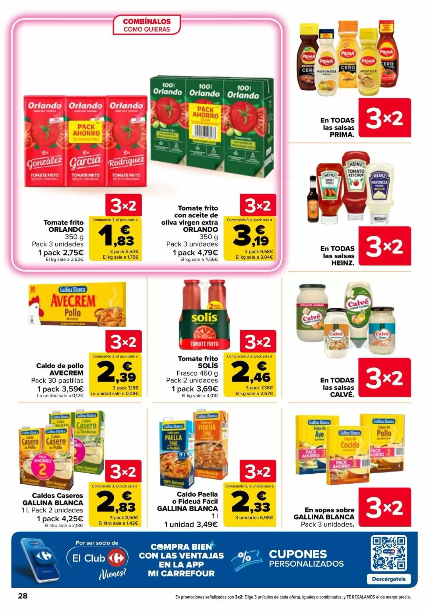 Folleto promocional de Carrefour válido desde el 26/08/2026 - Página 28.