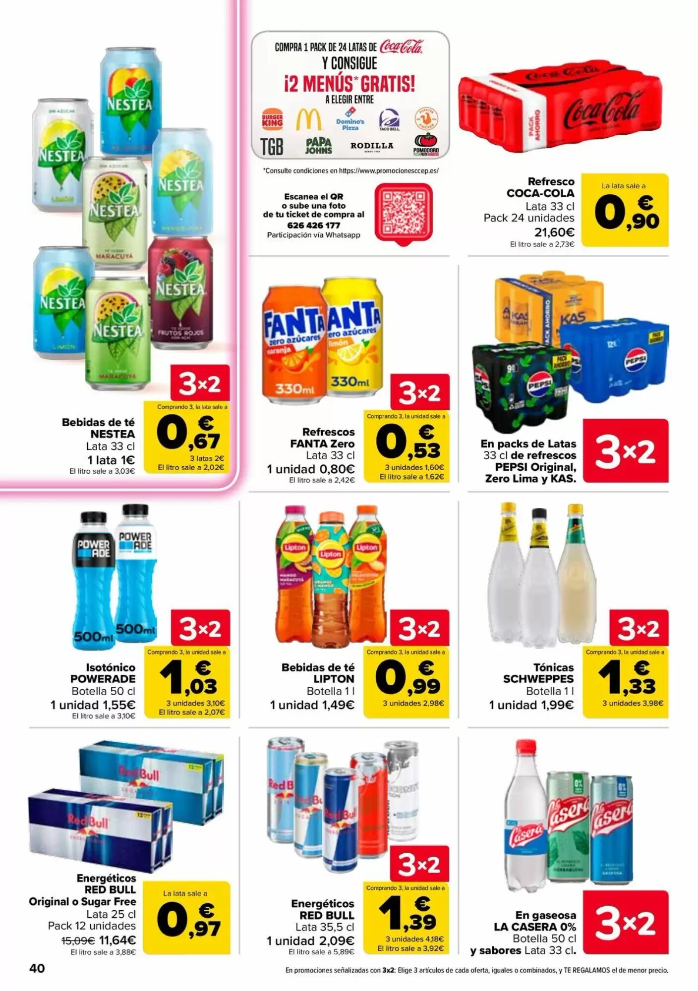 Folleto promocional de Carrefour válido desde el 26/08/2026 - Página 40.