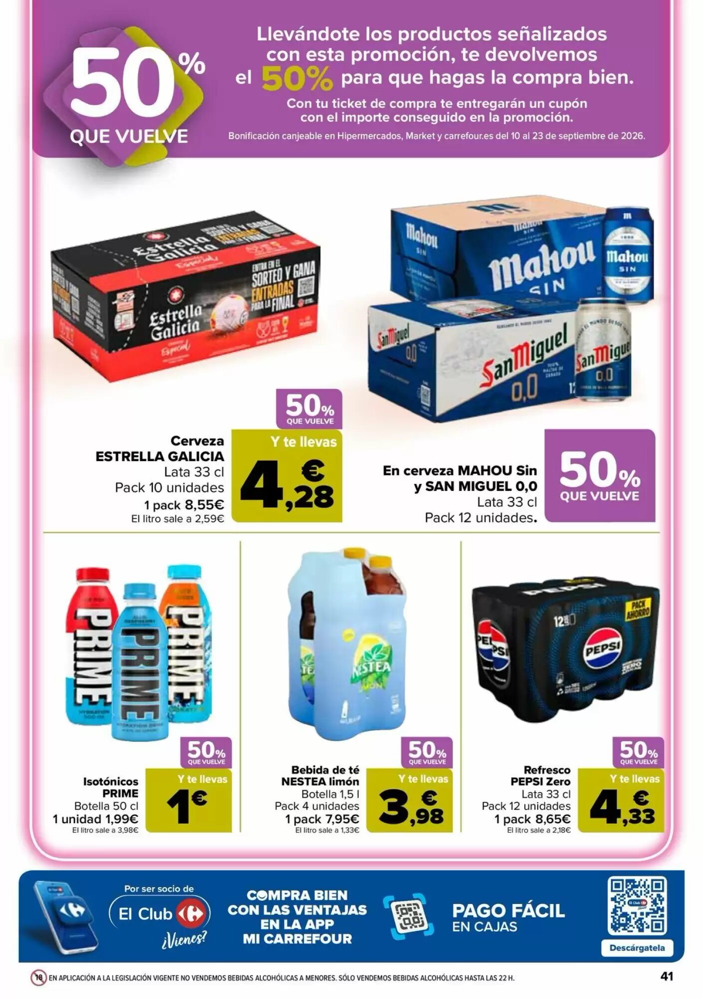 Folleto promocional de Carrefour válido desde el 26/08/2026 - Página 41.