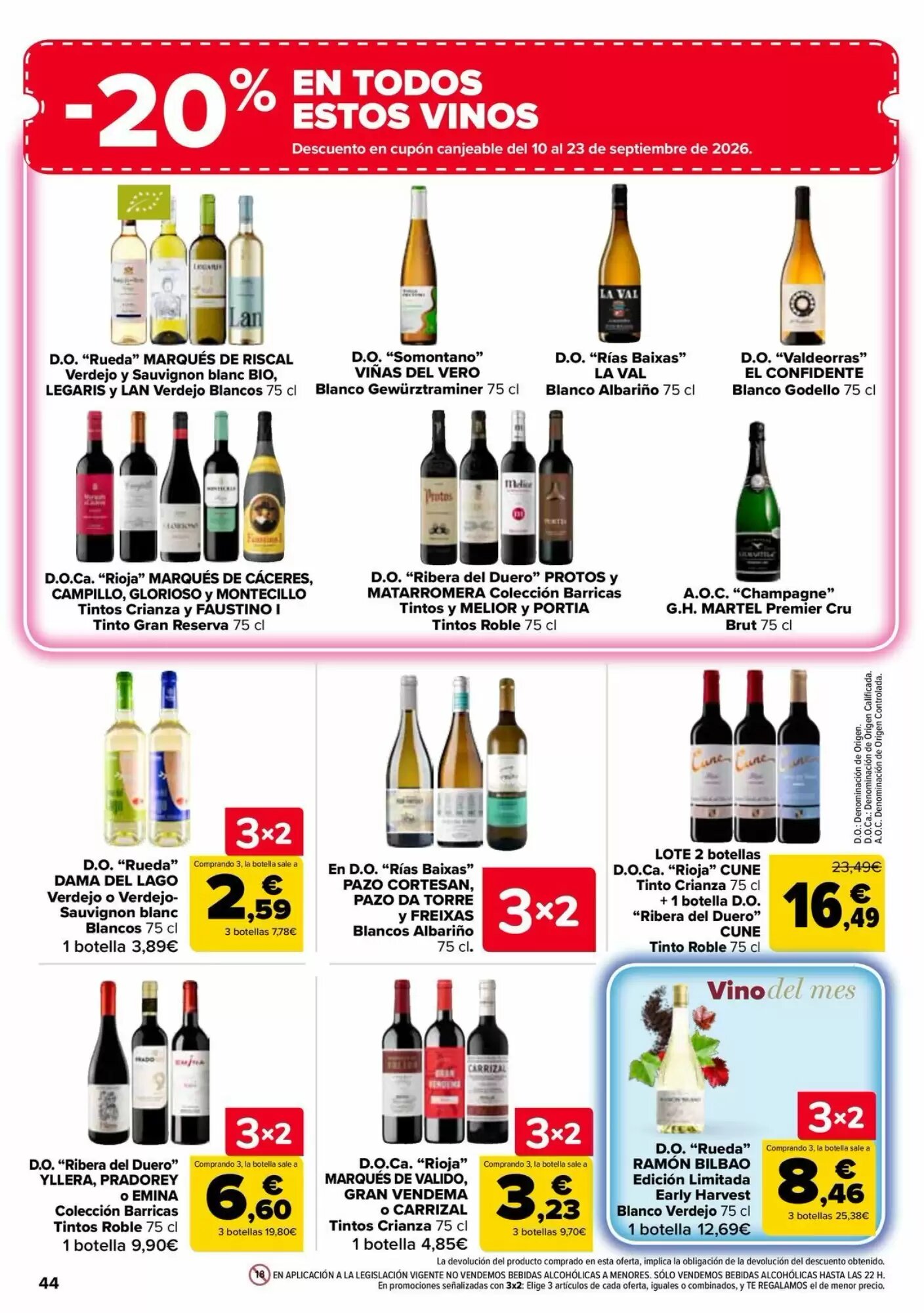 Folleto promocional de Carrefour válido desde el 26/08/2026 - Página 44.