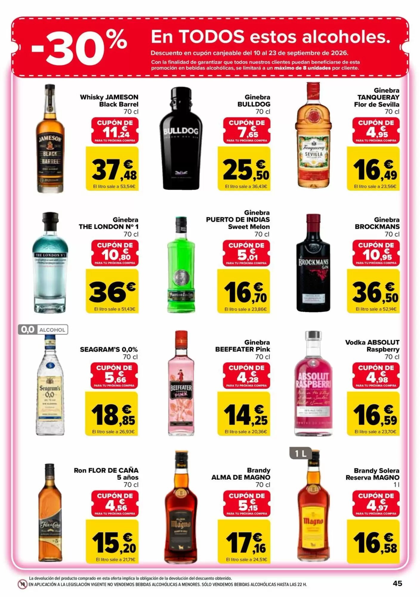 Folleto promocional de Carrefour válido desde el 26/08/2026 - Página 45.