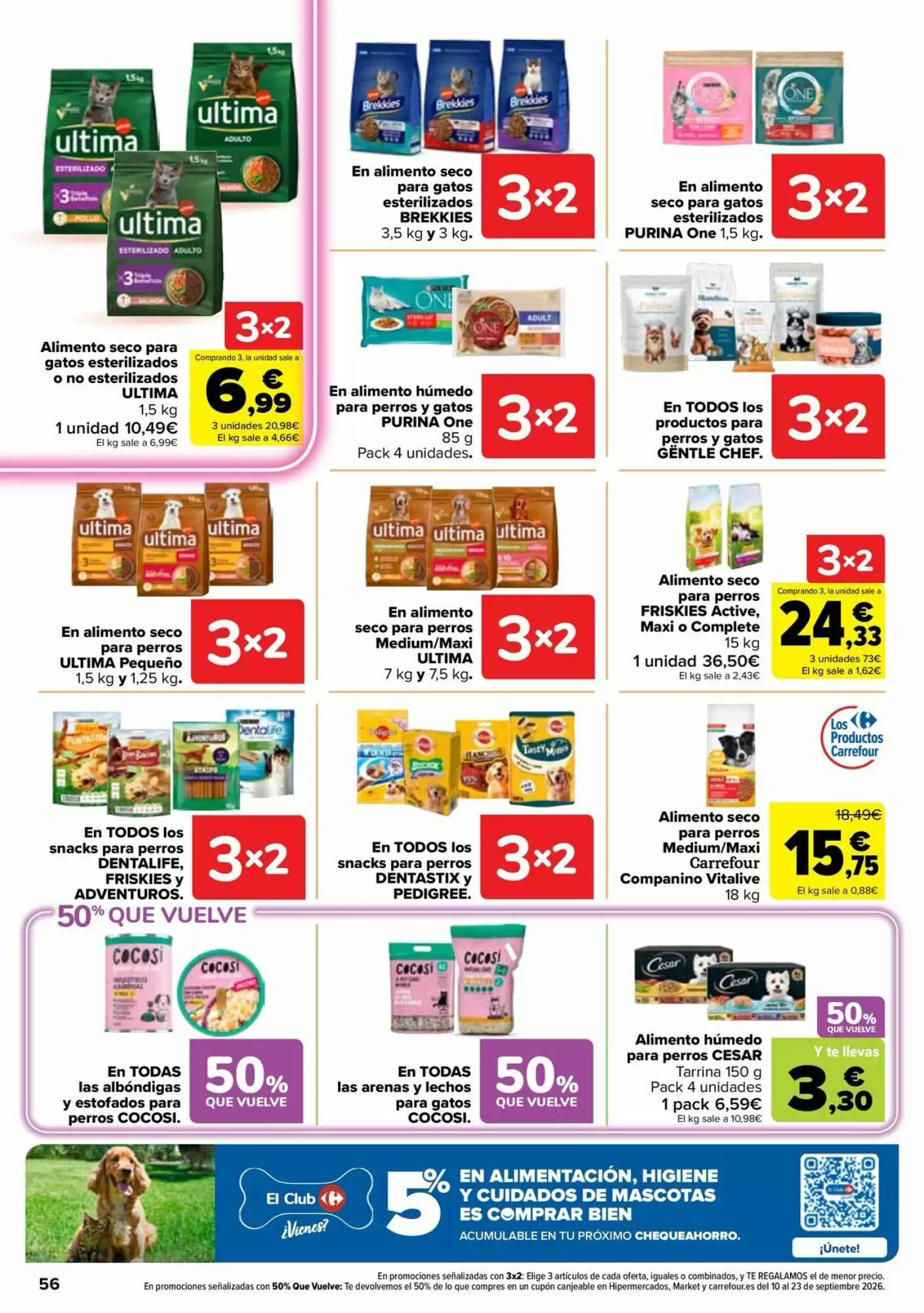 Folleto promocional de Carrefour válido desde el 26/08/2026 - Página 56.