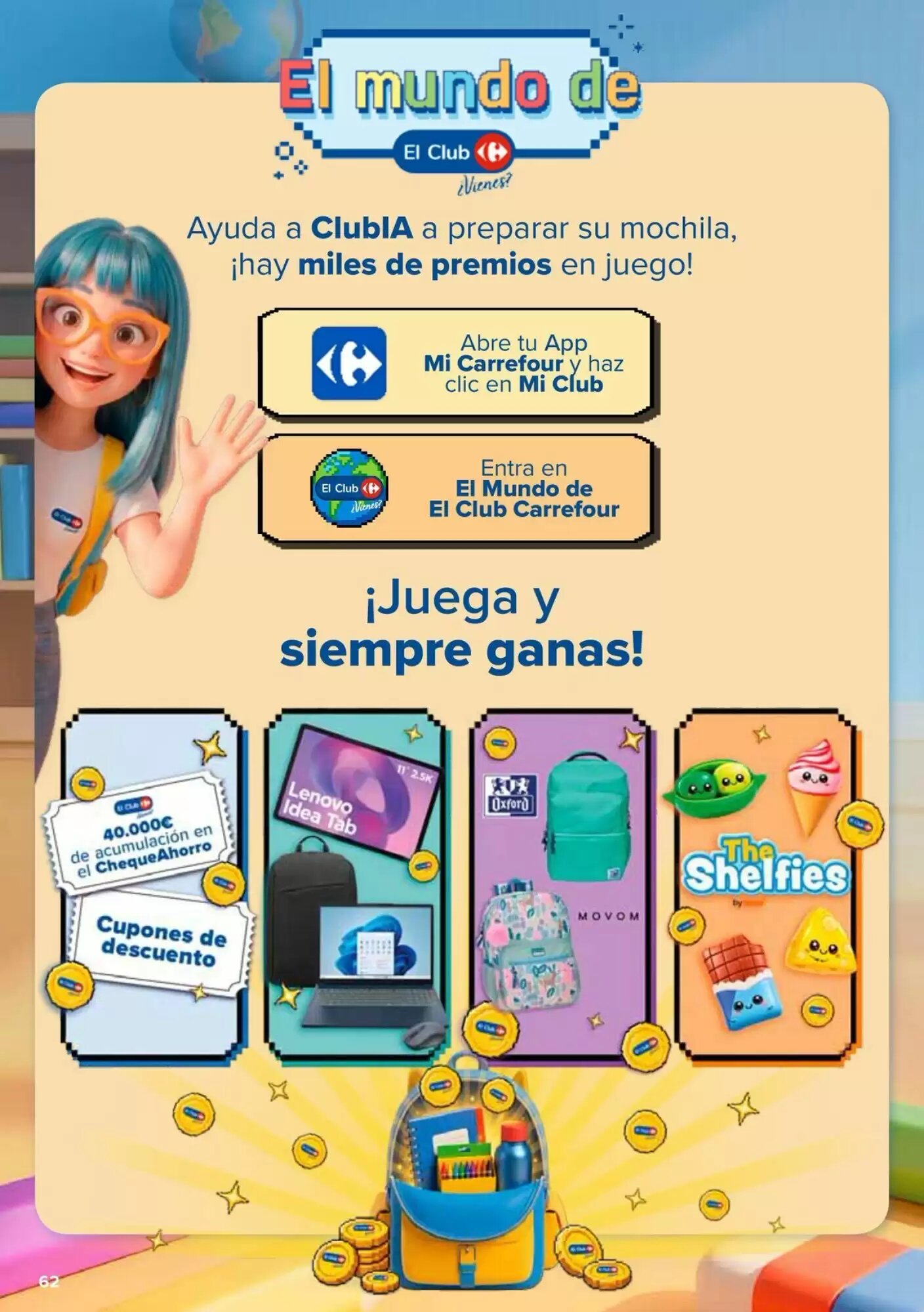 Folleto promocional de Carrefour válido desde el 26/08/2026 - Página 62.