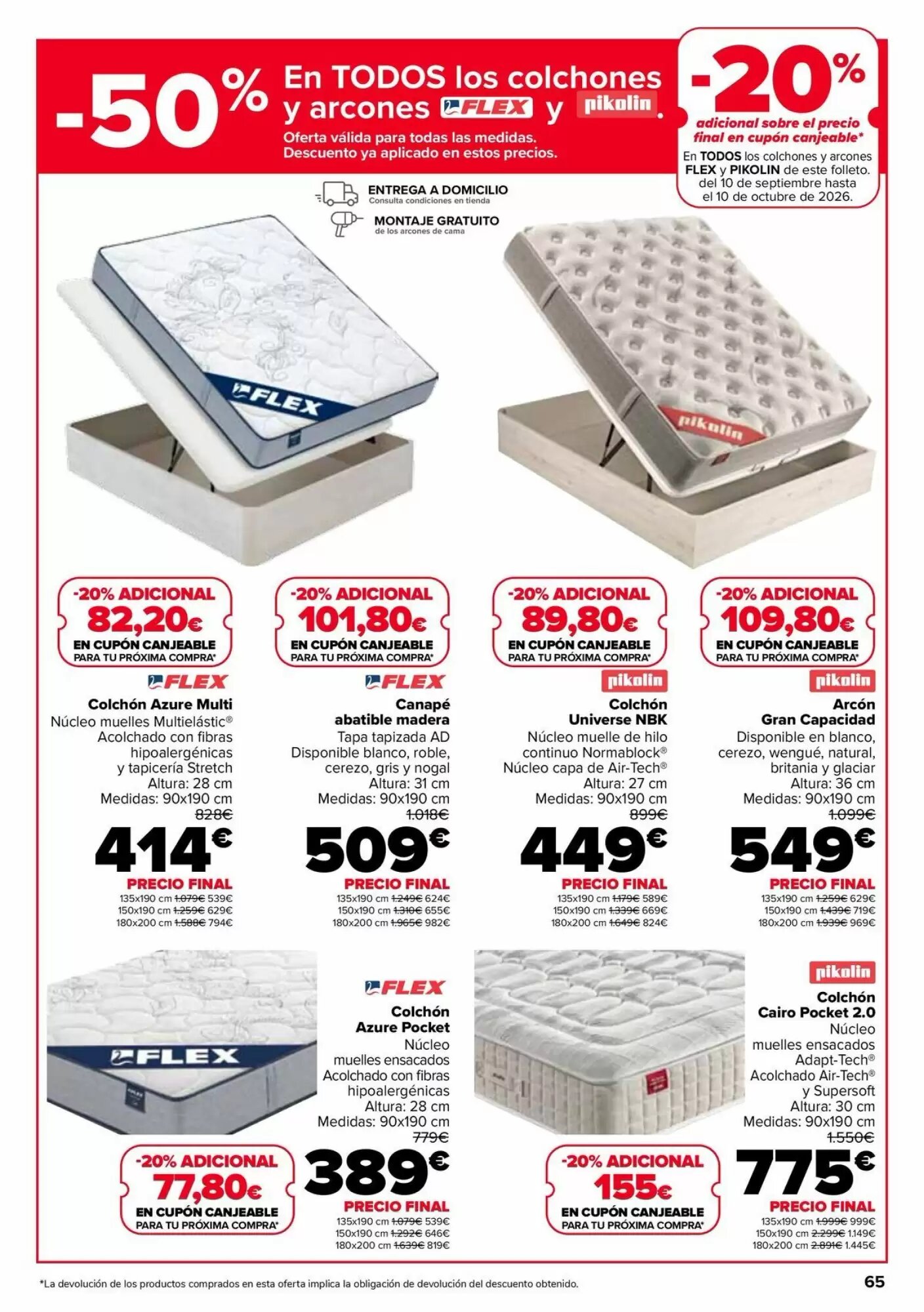 Folleto promocional de Carrefour válido desde el 26/08/2026 - Página 65.