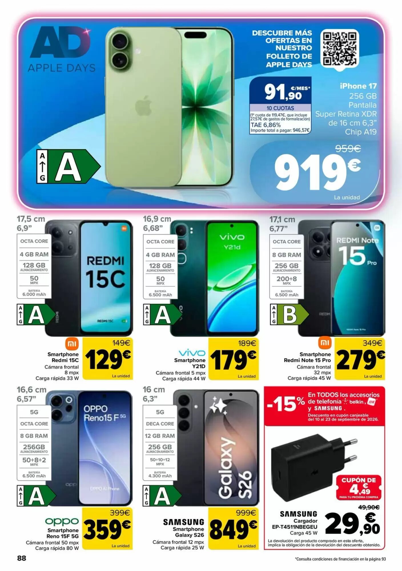 Folleto promocional de Carrefour válido desde el 26/08/2026 - Página 88.