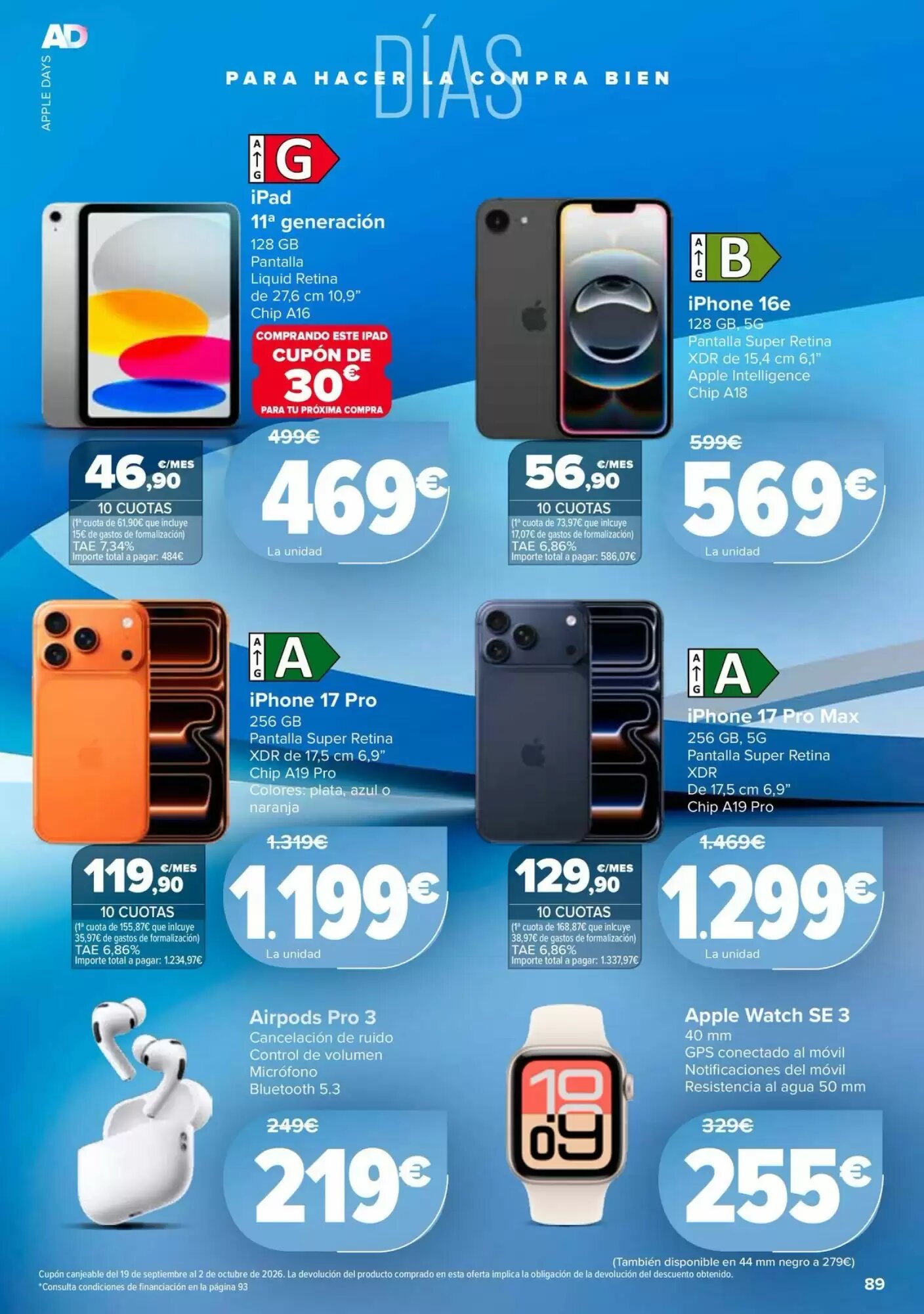 Folleto promocional de Carrefour válido desde el 26/08/2026 - Página 89.