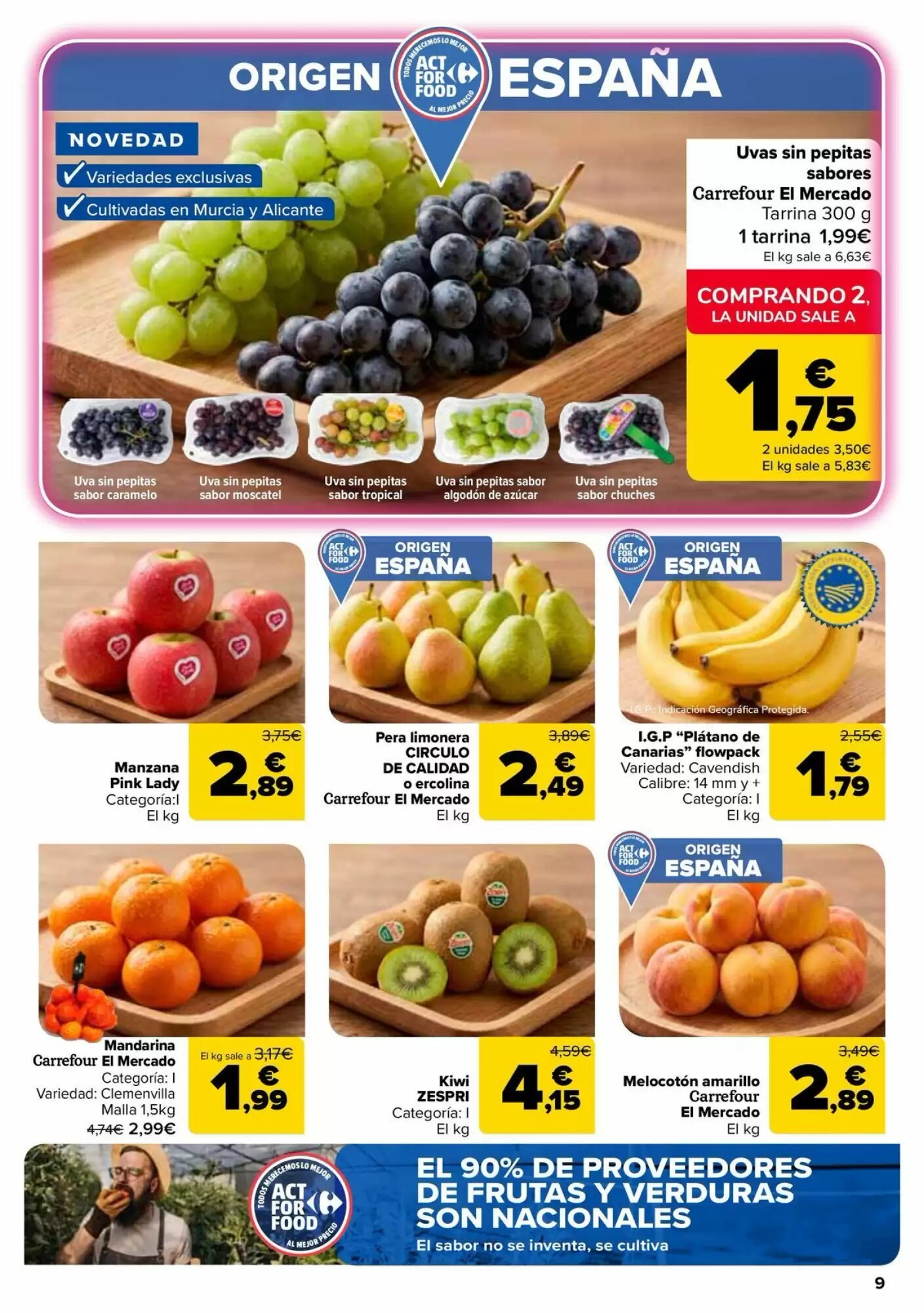 Folleto promocional de Carrefour válido desde el 26/08/2026 - Página 9.