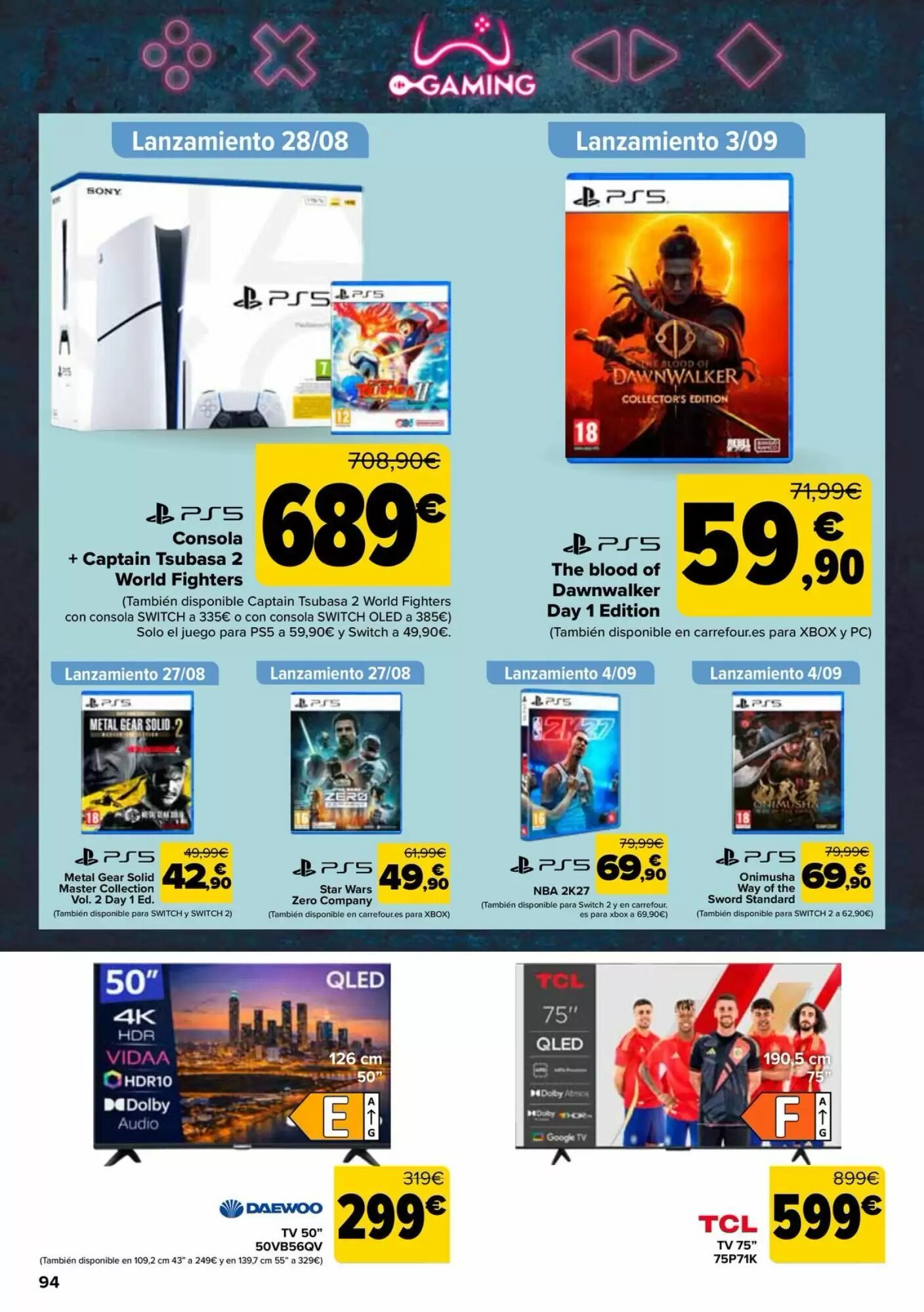 Folleto promocional de Carrefour válido desde el 26/08/2026 - Página 94.