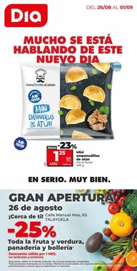 Folleto promocional de Dia válido desde el 26/08/2026