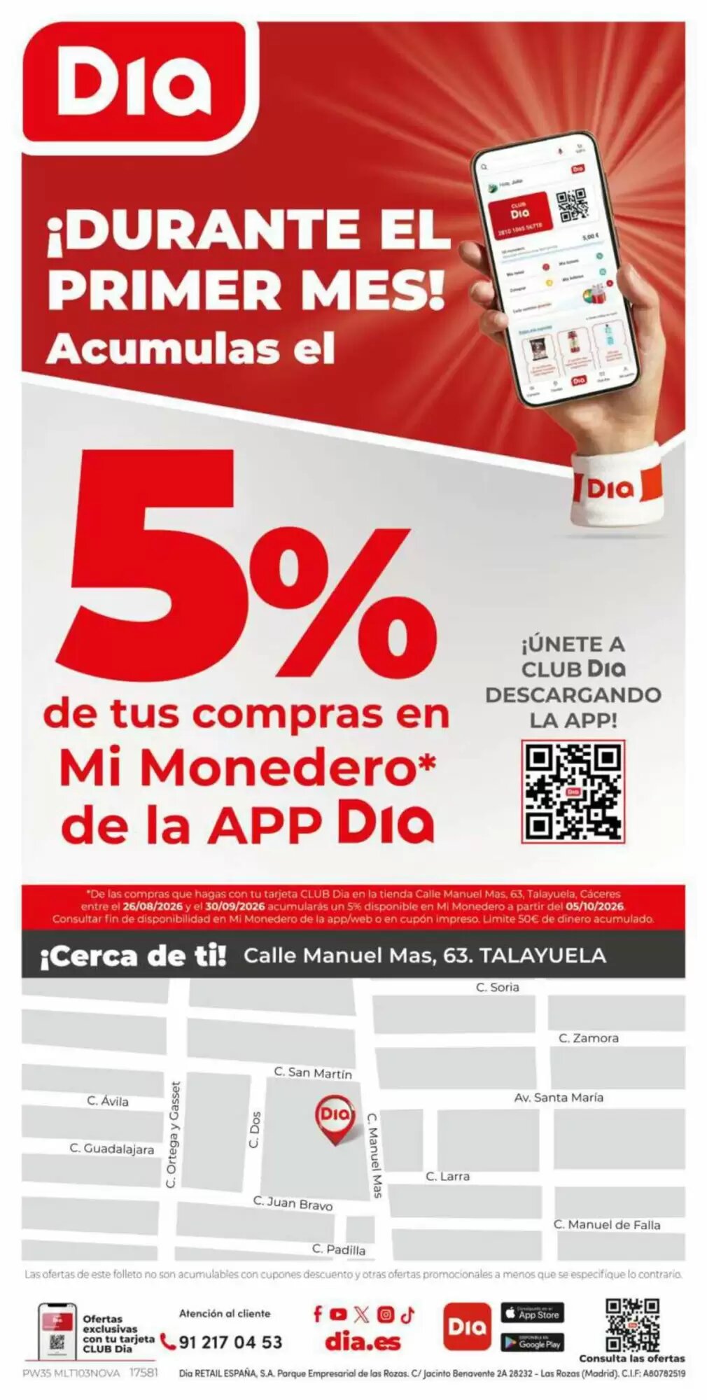 Folleto promocional de Dia válido desde el 26/08/2026 - Página 12.