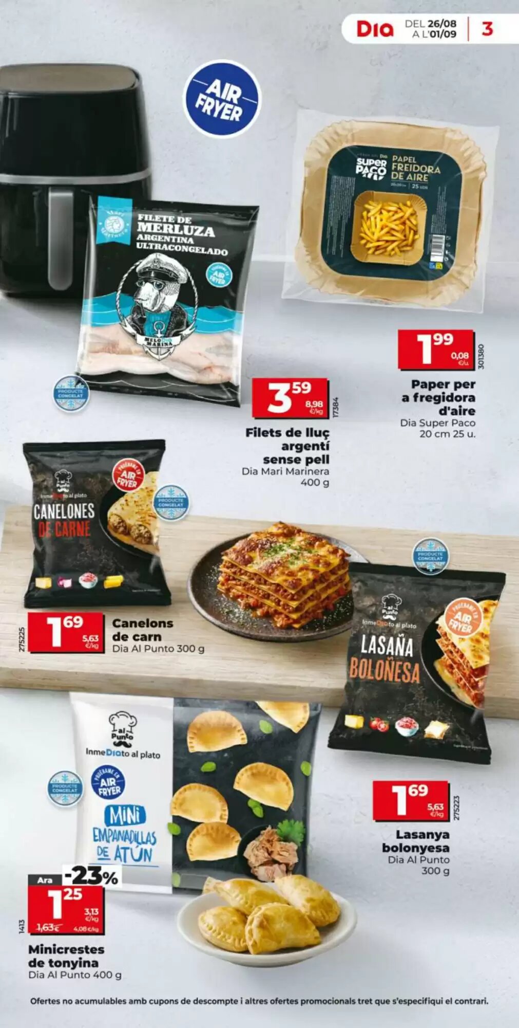 Folleto promocional de FROIZ válido desde el 26/08/2026 - Página 3.