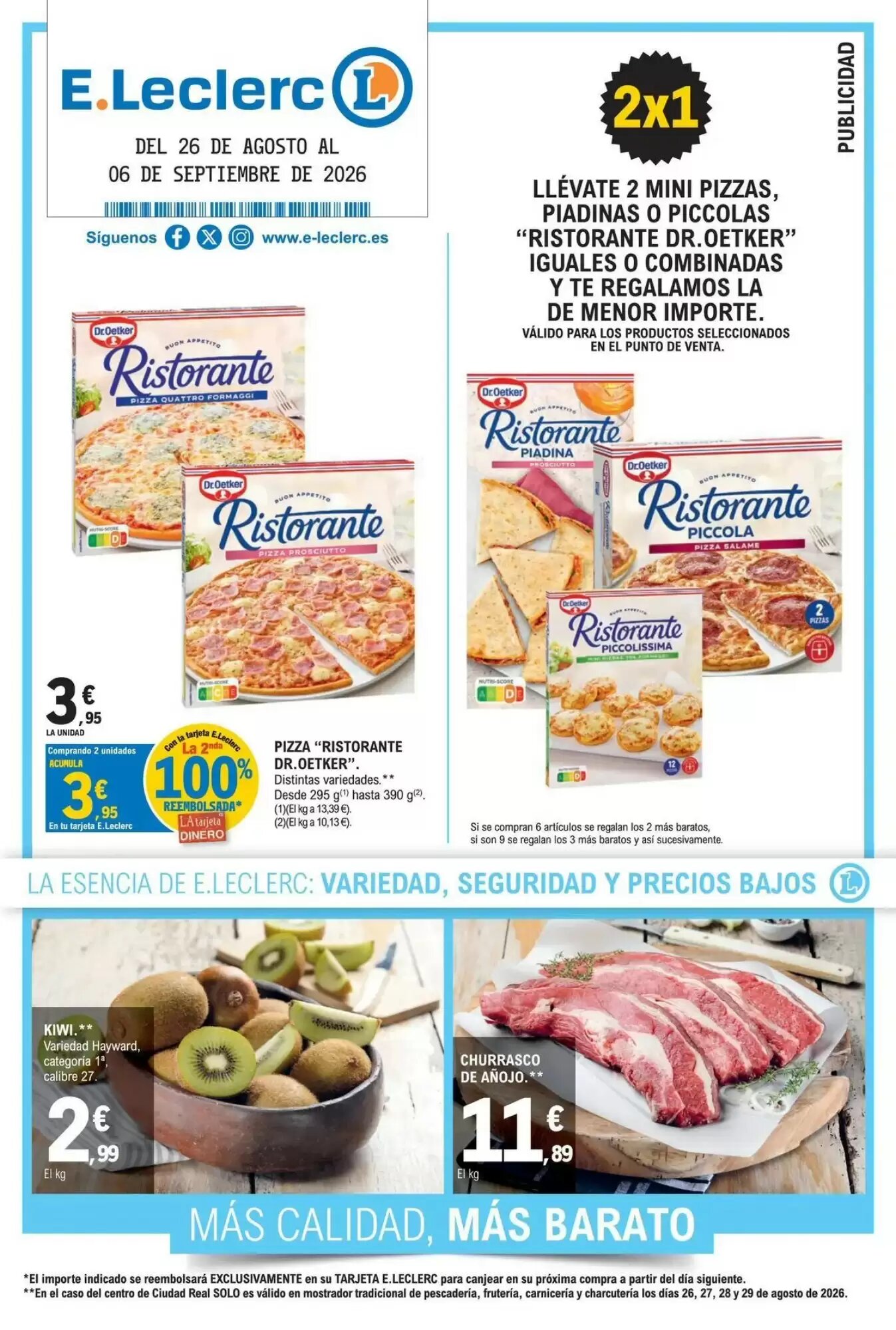 Folleto promocional de Supercor válido desde el 26/08/2026 - Página 1.