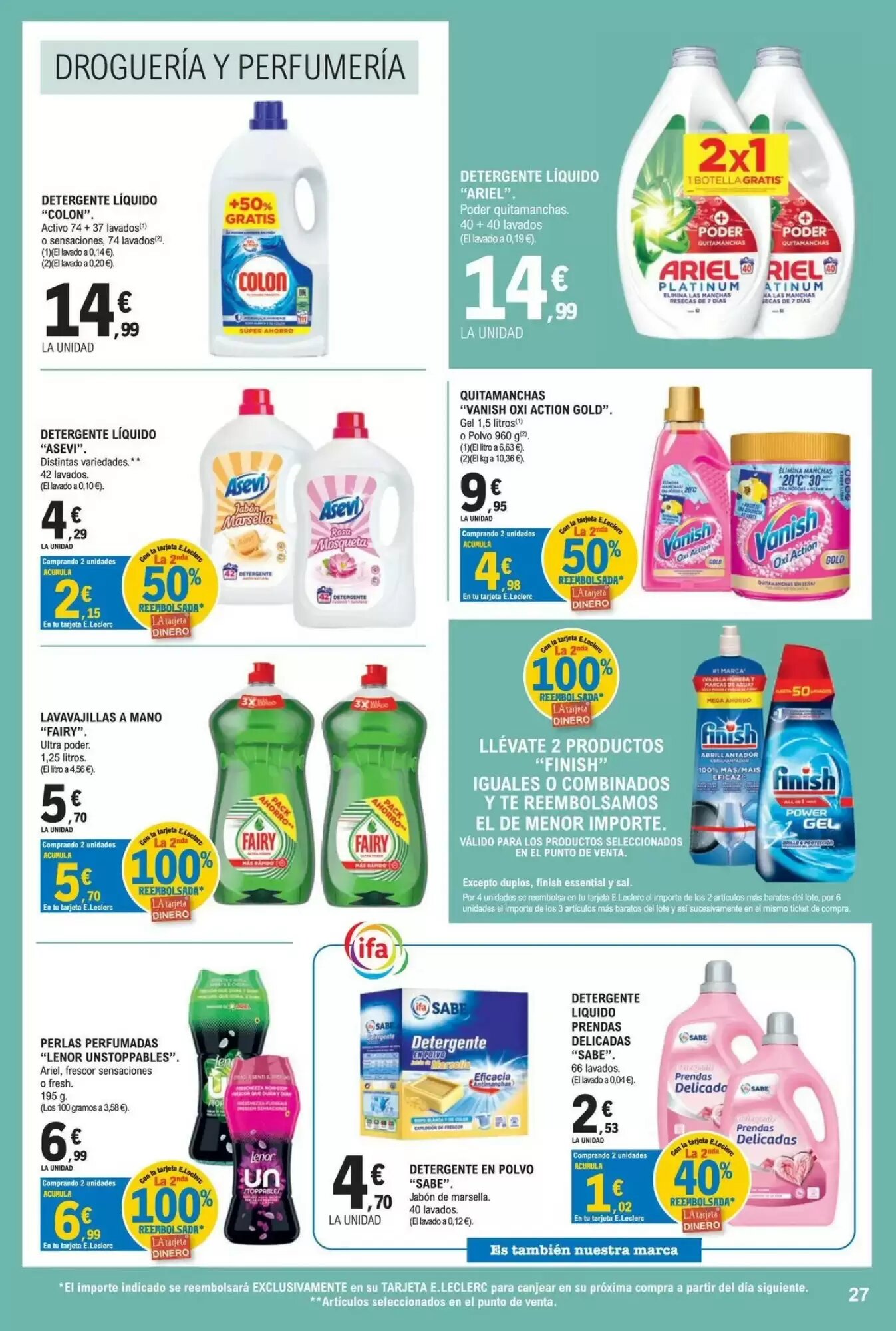 Folleto promocional de Supercor válido desde el 26/08/2026 - Página 27.
