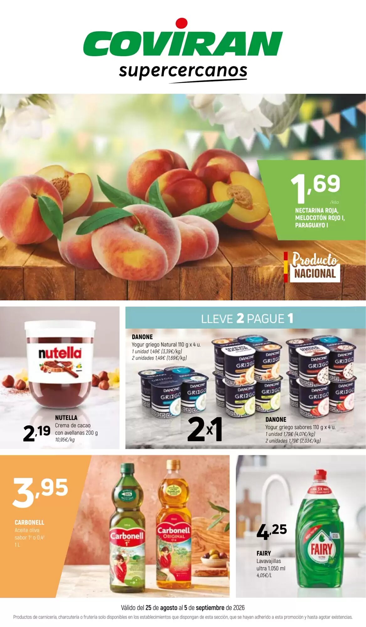 Folleto promocional de Supercor válido desde el 26/08/2026 - Página 1.