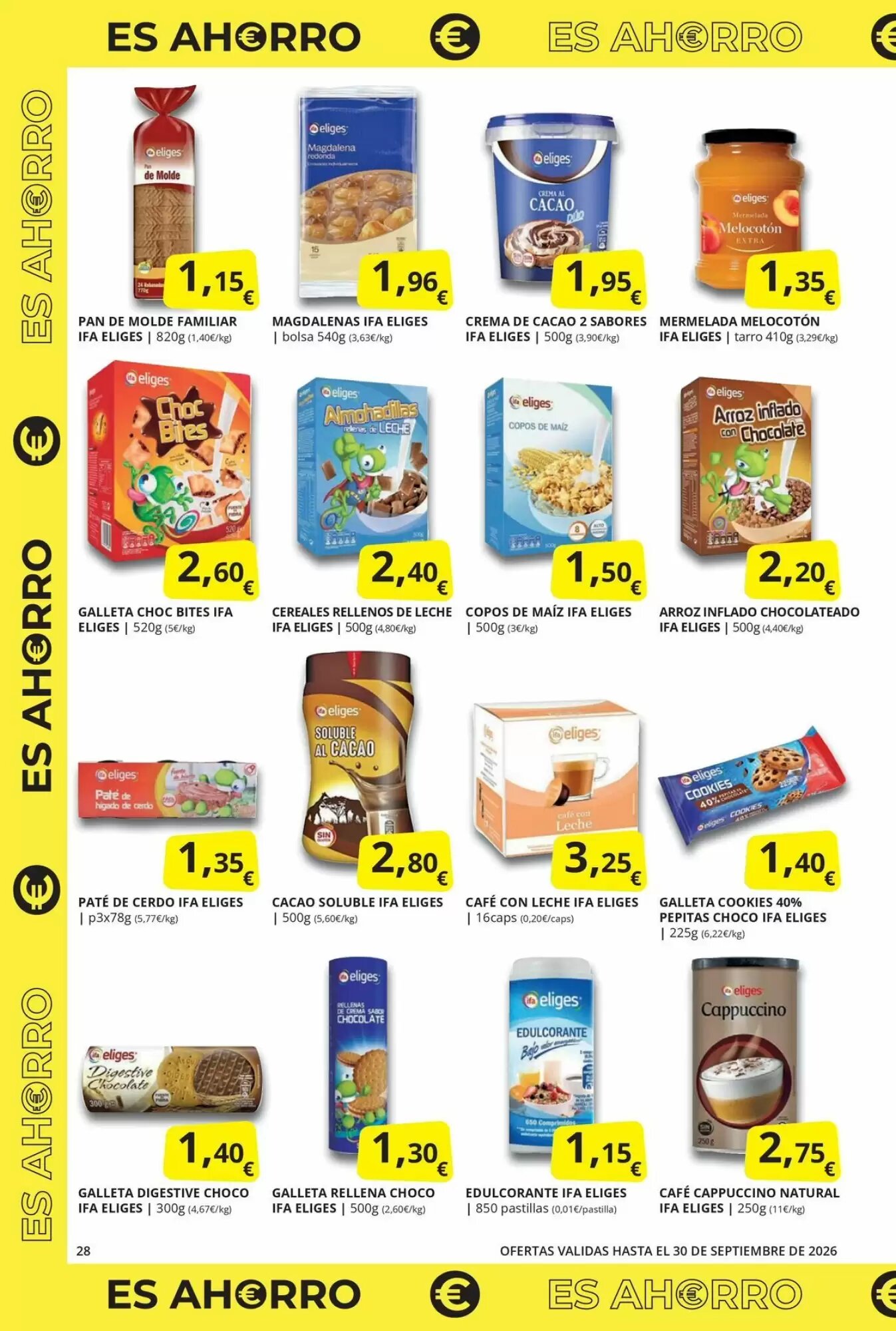 Folleto promocional de Dia válido desde el 26/08/2026 - Página 28.