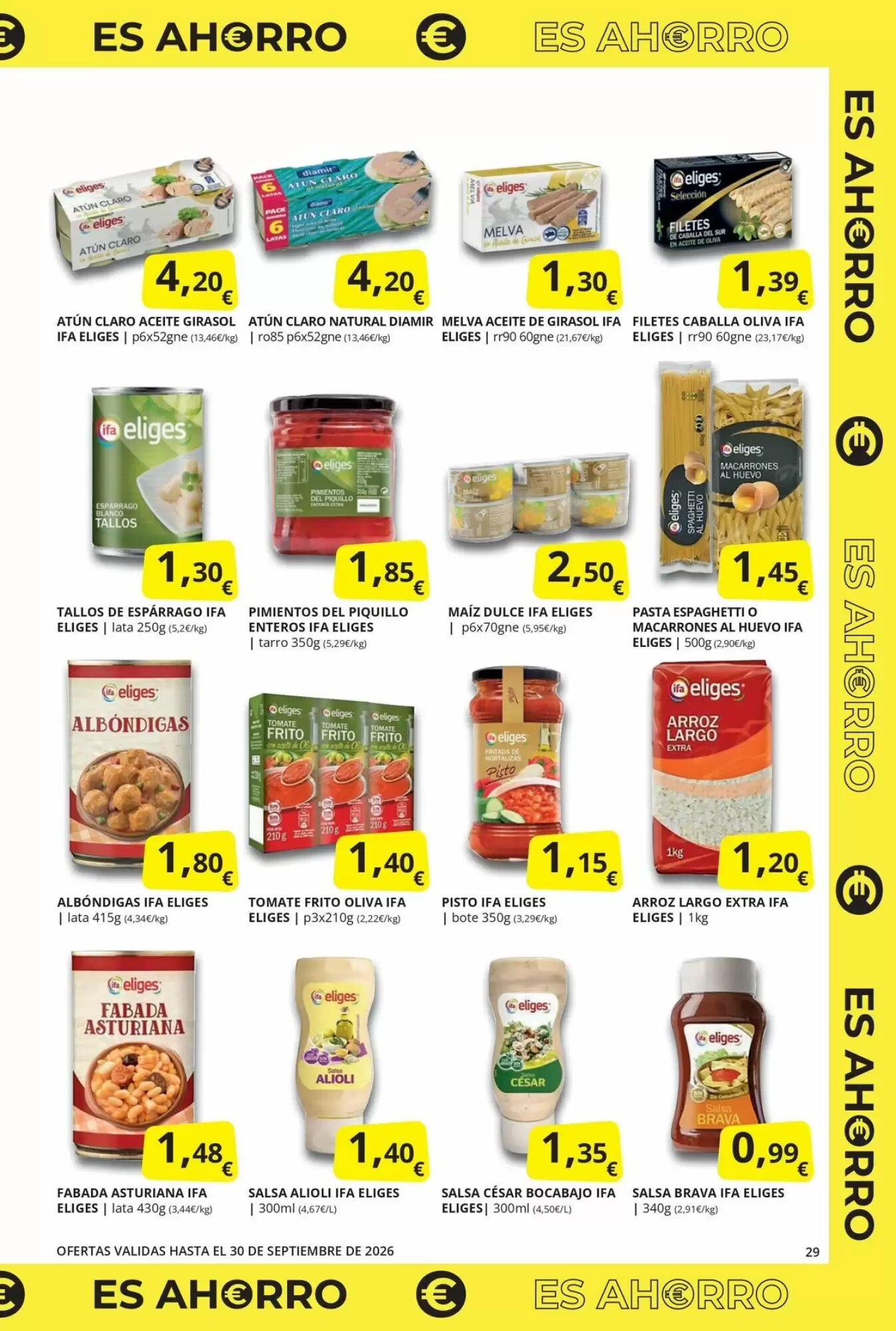 Folleto promocional de Dia válido desde el 26/08/2026 - Página 29.