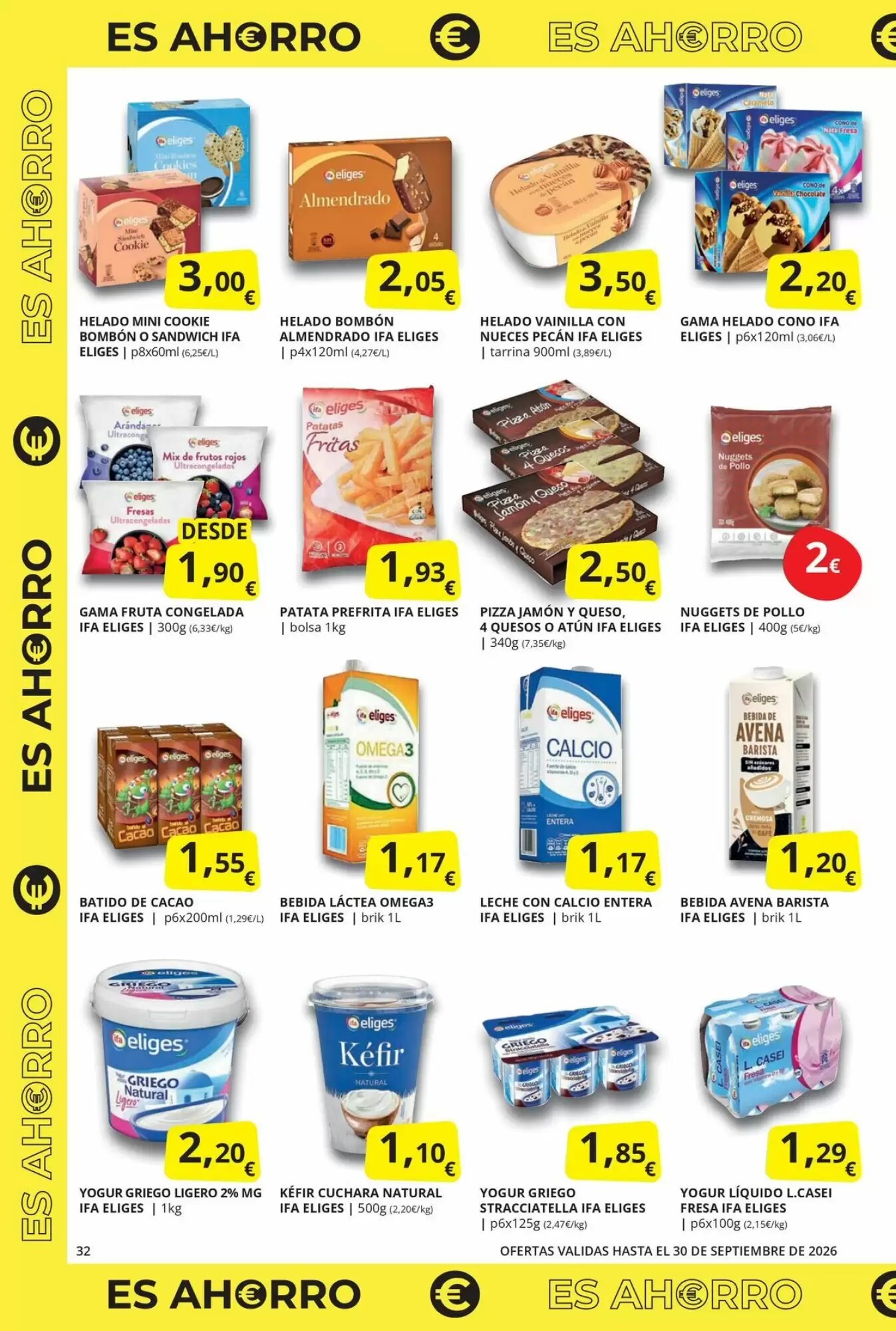 Folleto promocional de Dia válido desde el 26/08/2026 - Página 32.