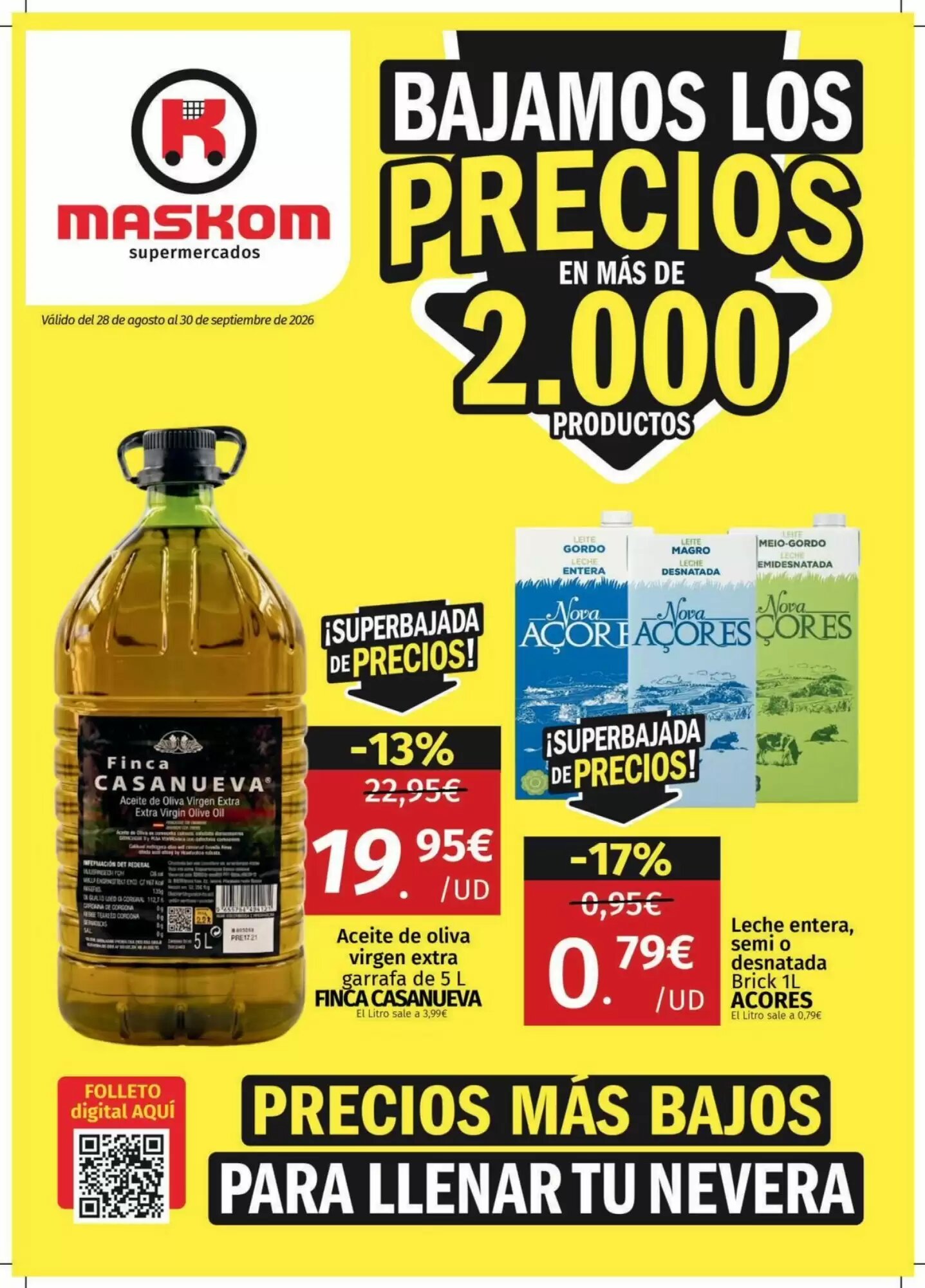 Folleto promocional de Sorli válido desde el 26/08/2026 - Página 1.