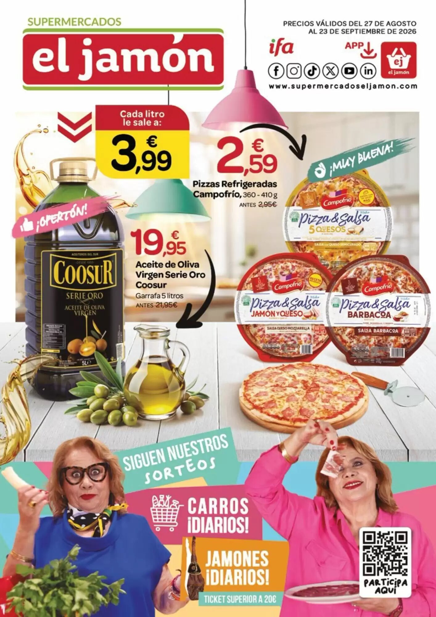 Folleto promocional de Carrefour válido desde el 26/08/2026 - Página 1.