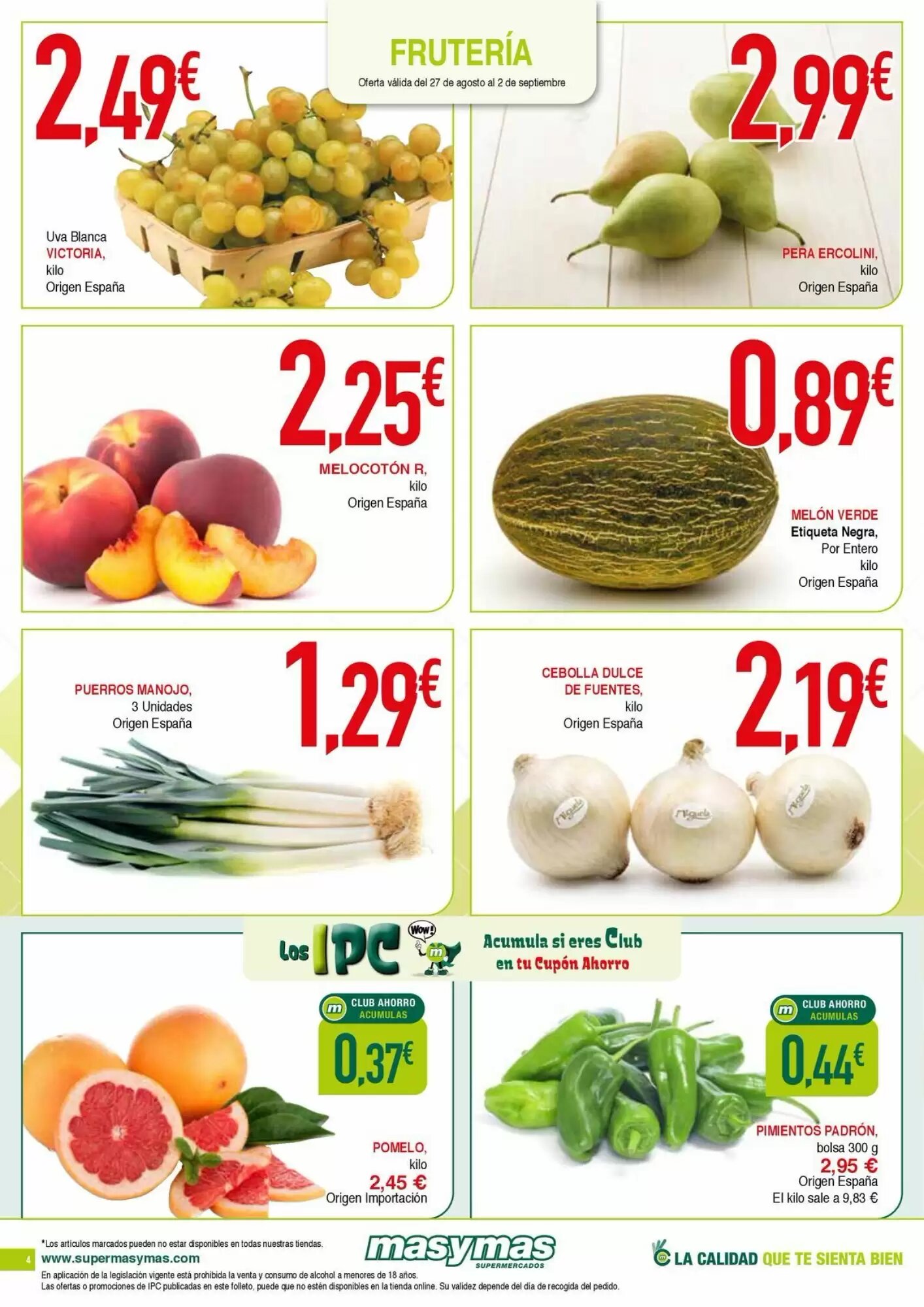 Folleto promocional de Dia válido desde el 26/08/2026 - Página 4.