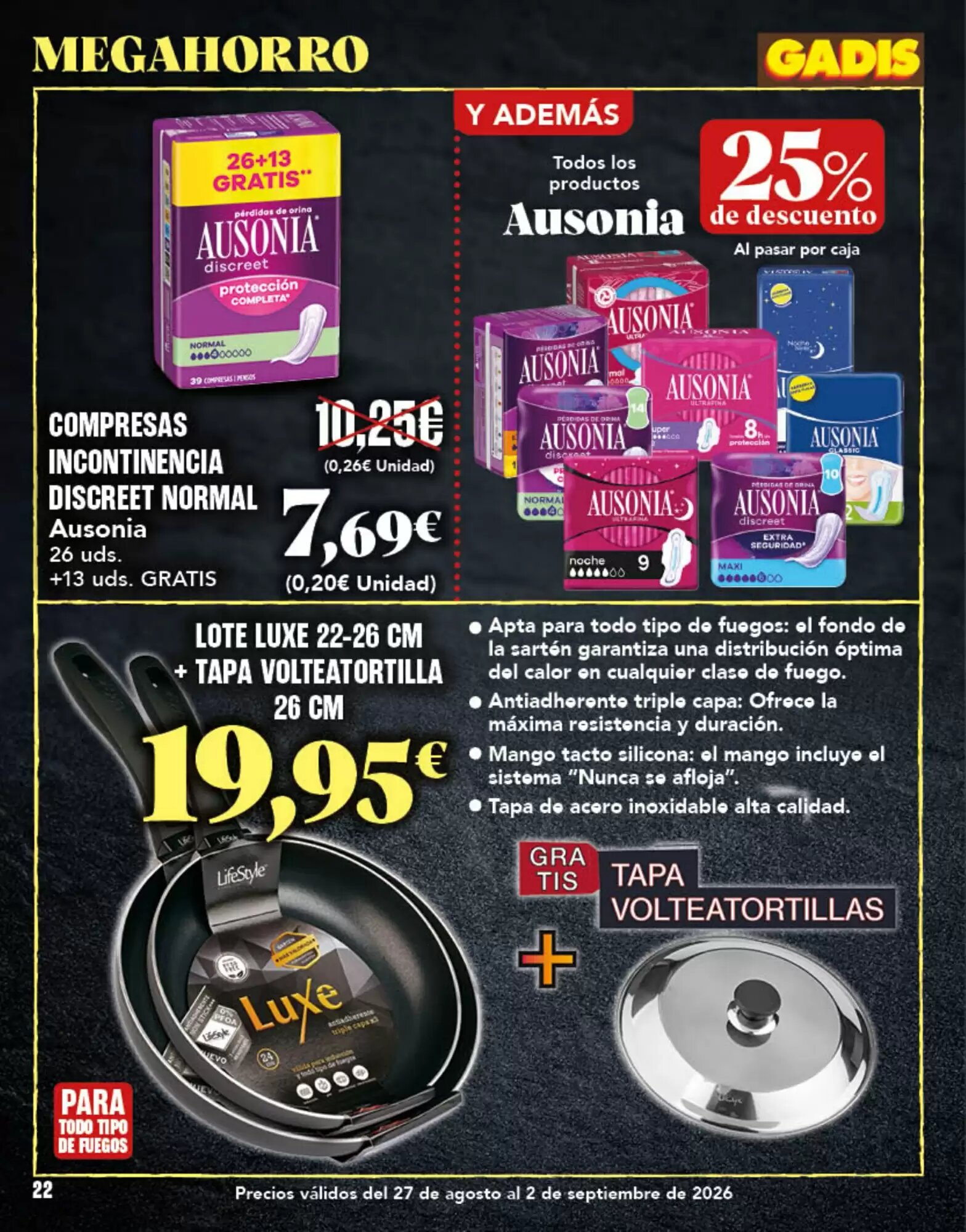 Folleto promocional de E.Leclerc válido desde el 26/08/2026 - Página 22.