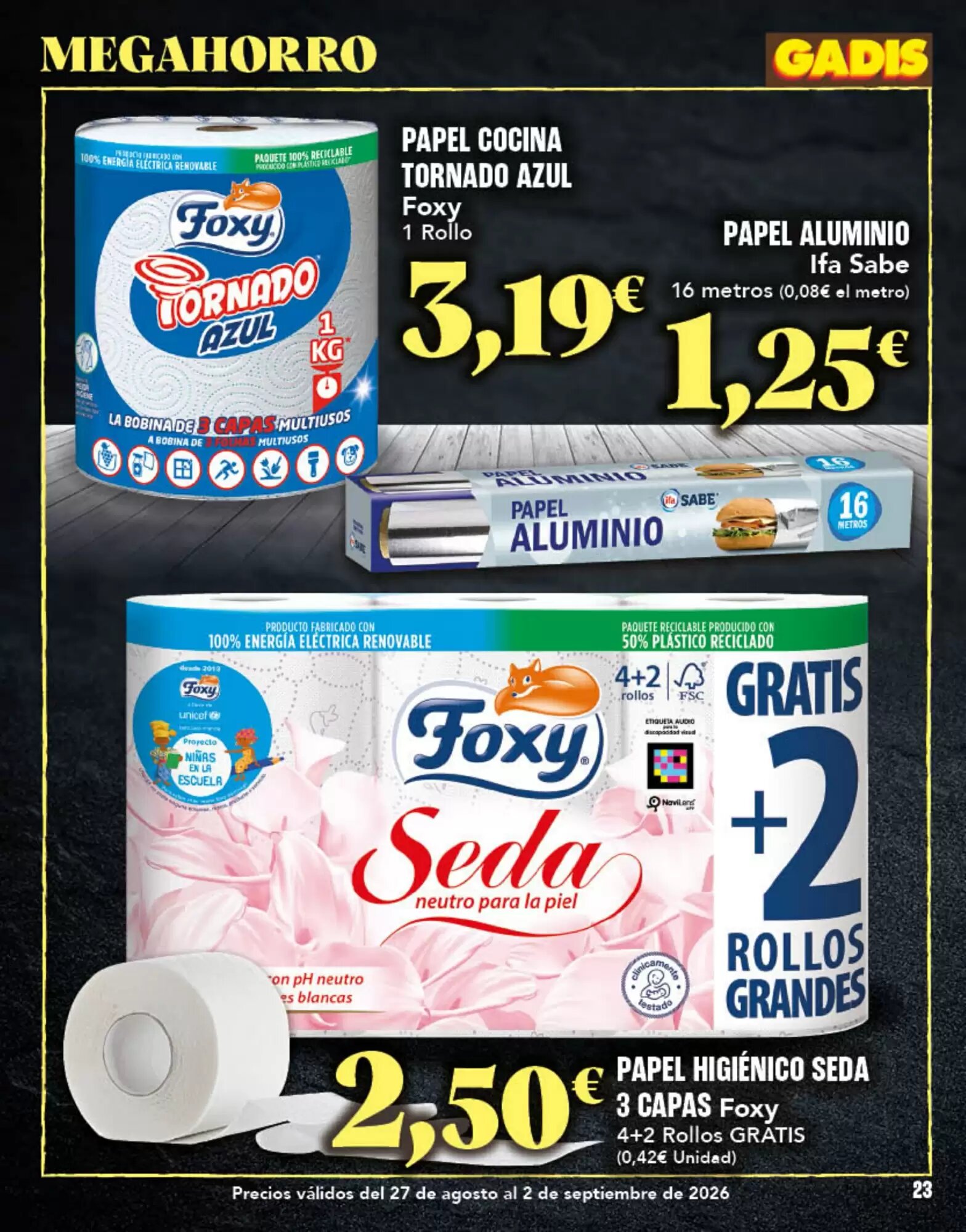 Folleto promocional de E.Leclerc válido desde el 26/08/2026 - Página 23.