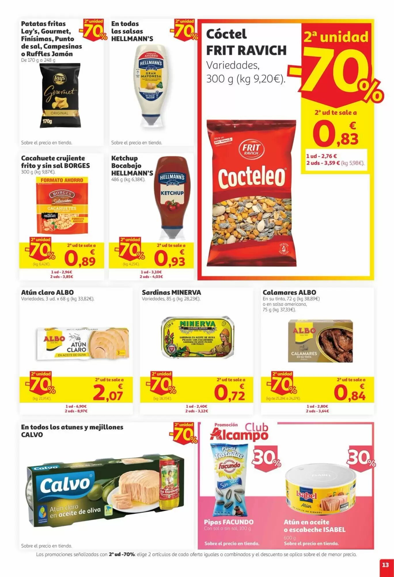Folleto promocional de Alcampo válido desde el 27/08/2026 - Página 13.