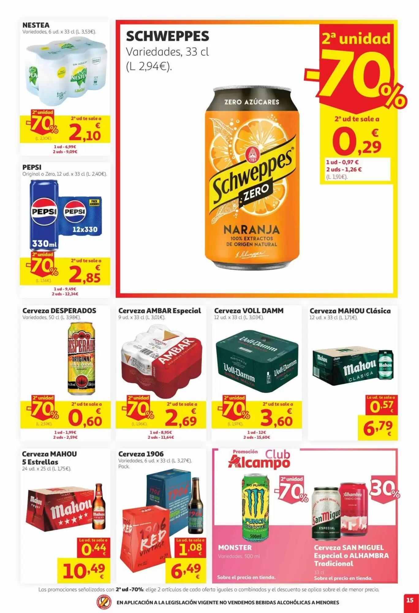 Folleto promocional de Alcampo válido desde el 27/08/2026 - Página 15.