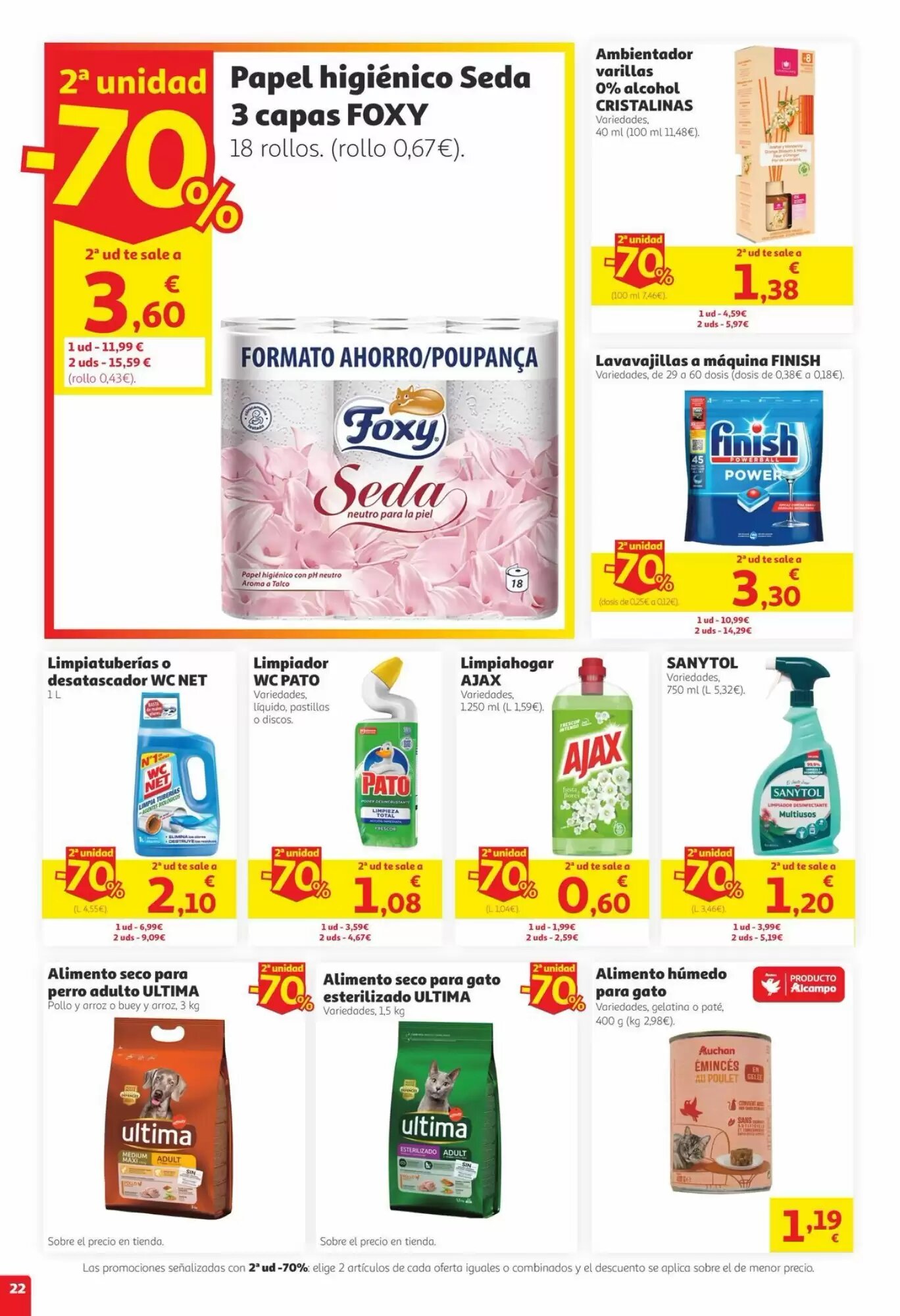Folleto promocional de Alcampo válido desde el 27/08/2026 - Página 22.