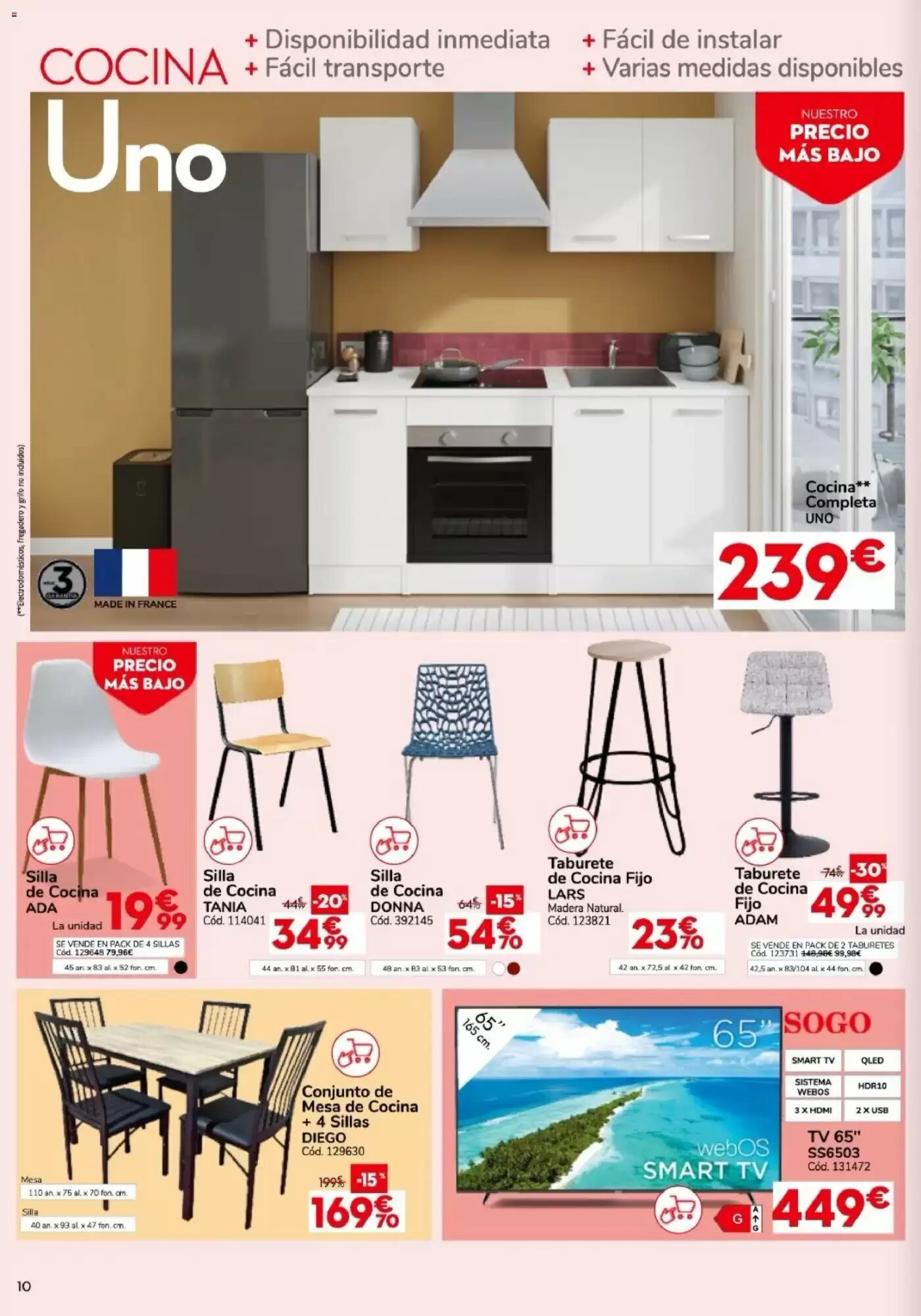 Folleto promocional de Conforama válido desde el 27/08/2026 - Página 10.