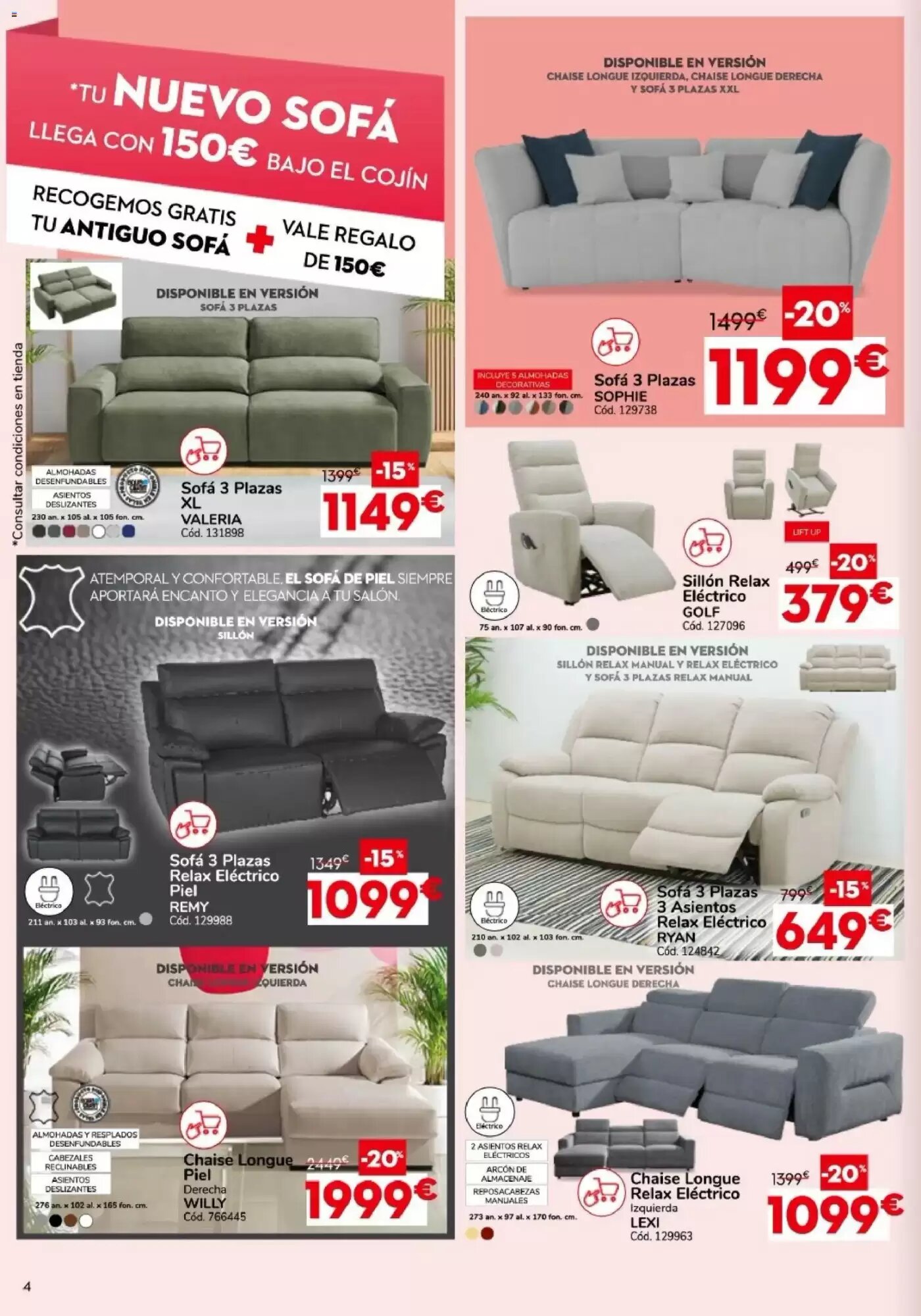 Folleto promocional de Conforama válido desde el 27/08/2026 - Página 4.