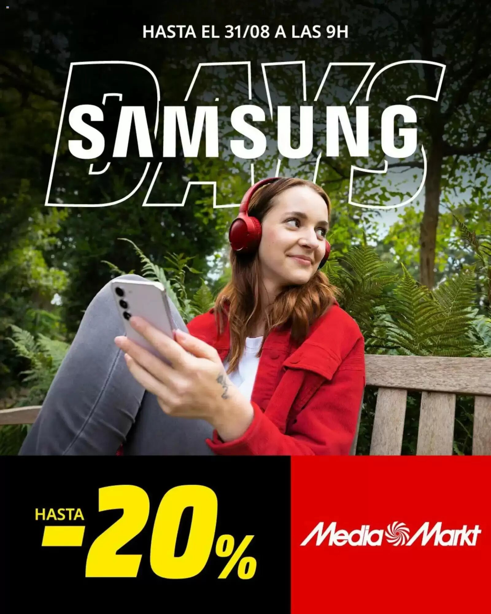 Folleto promocional de MediaMarkt válido desde el 27/08/2026 - Página 1.
