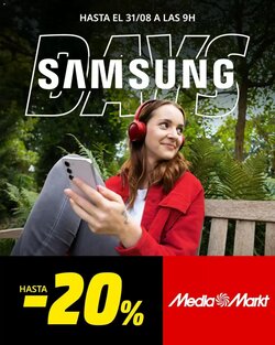 Folleto promocional de MediaMarkt válido desde el 27/08/2026