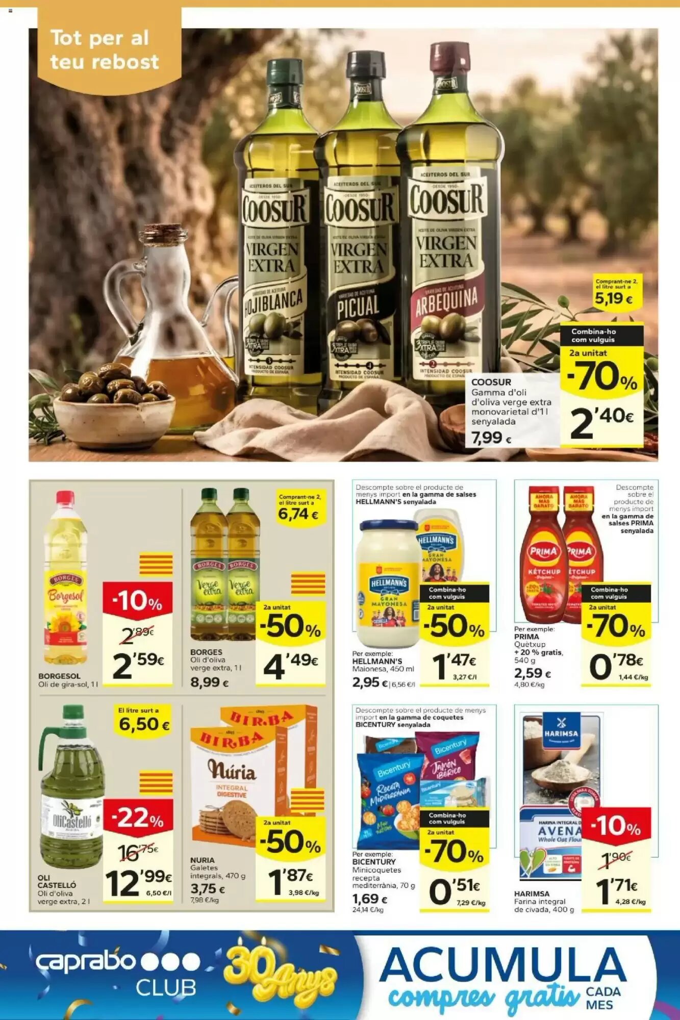 Folleto promocional de Caprabo válido desde el 27/08/2026 - Página 14.