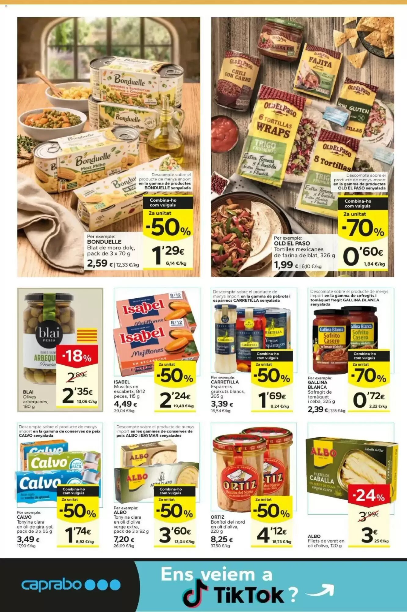 Folleto promocional de Caprabo válido desde el 27/08/2026 - Página 16.