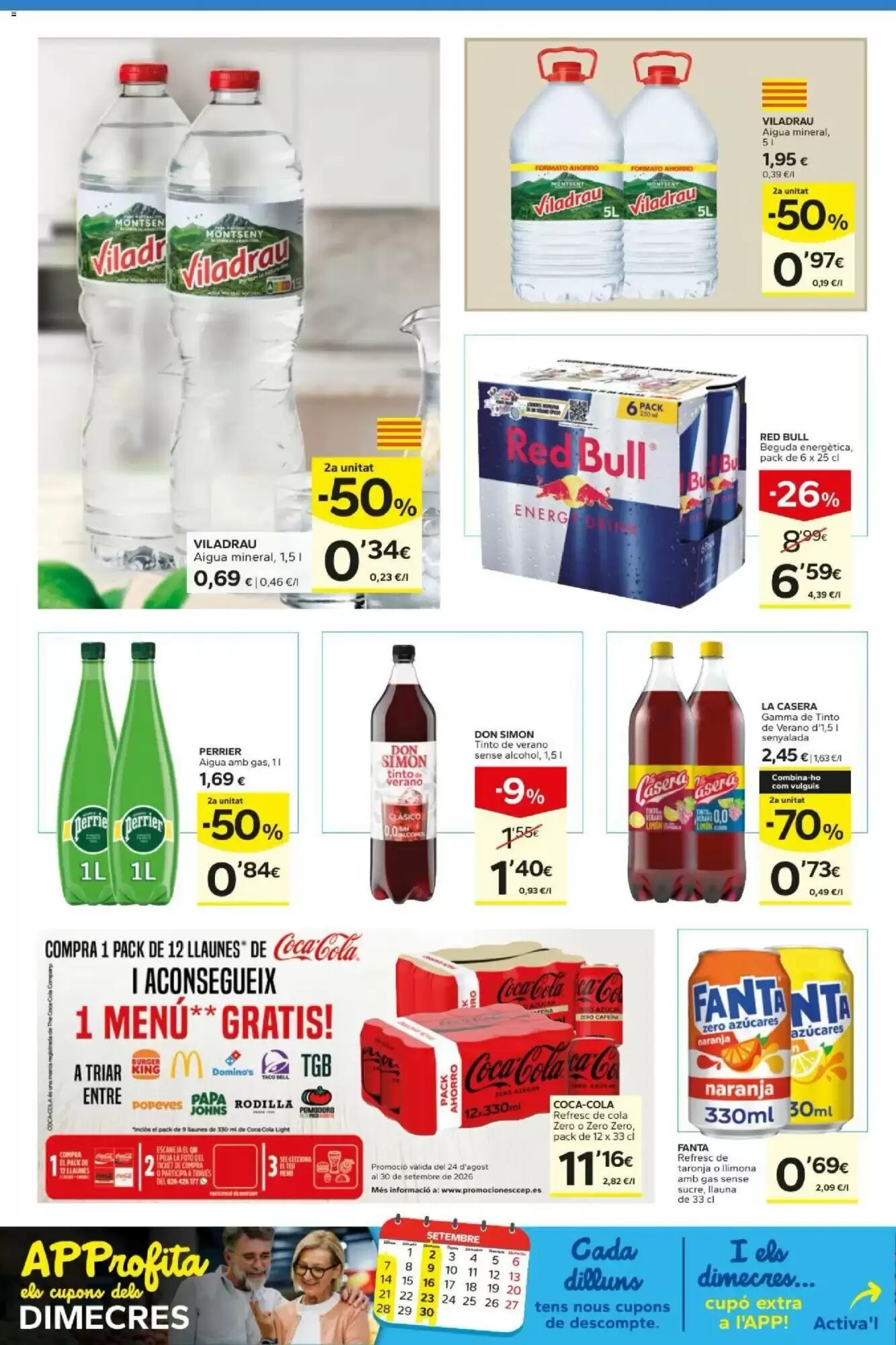 Folleto promocional de Caprabo válido desde el 27/08/2026 - Página 18.