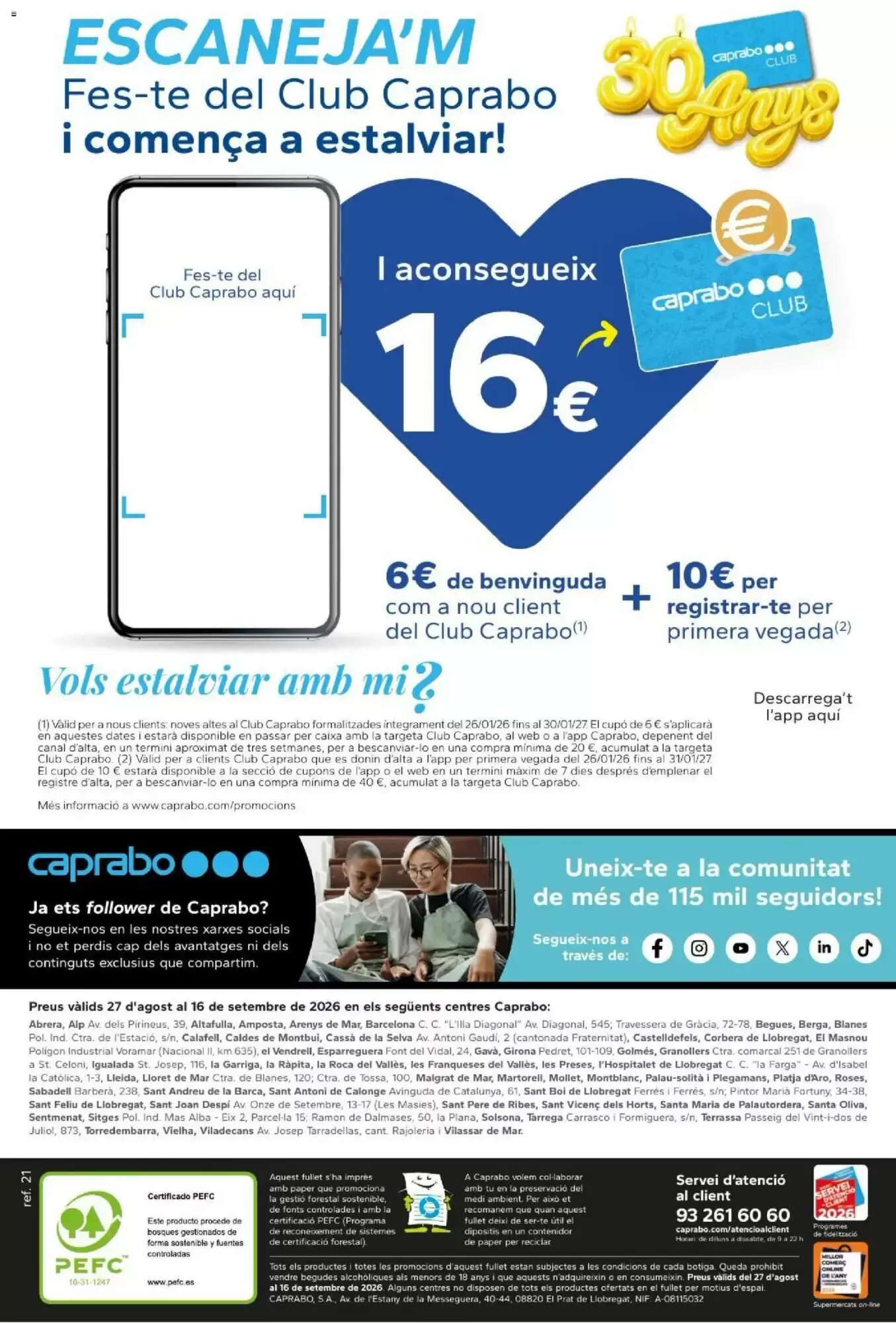 Folleto promocional de Caprabo válido desde el 27/08/2026 - Página 24.