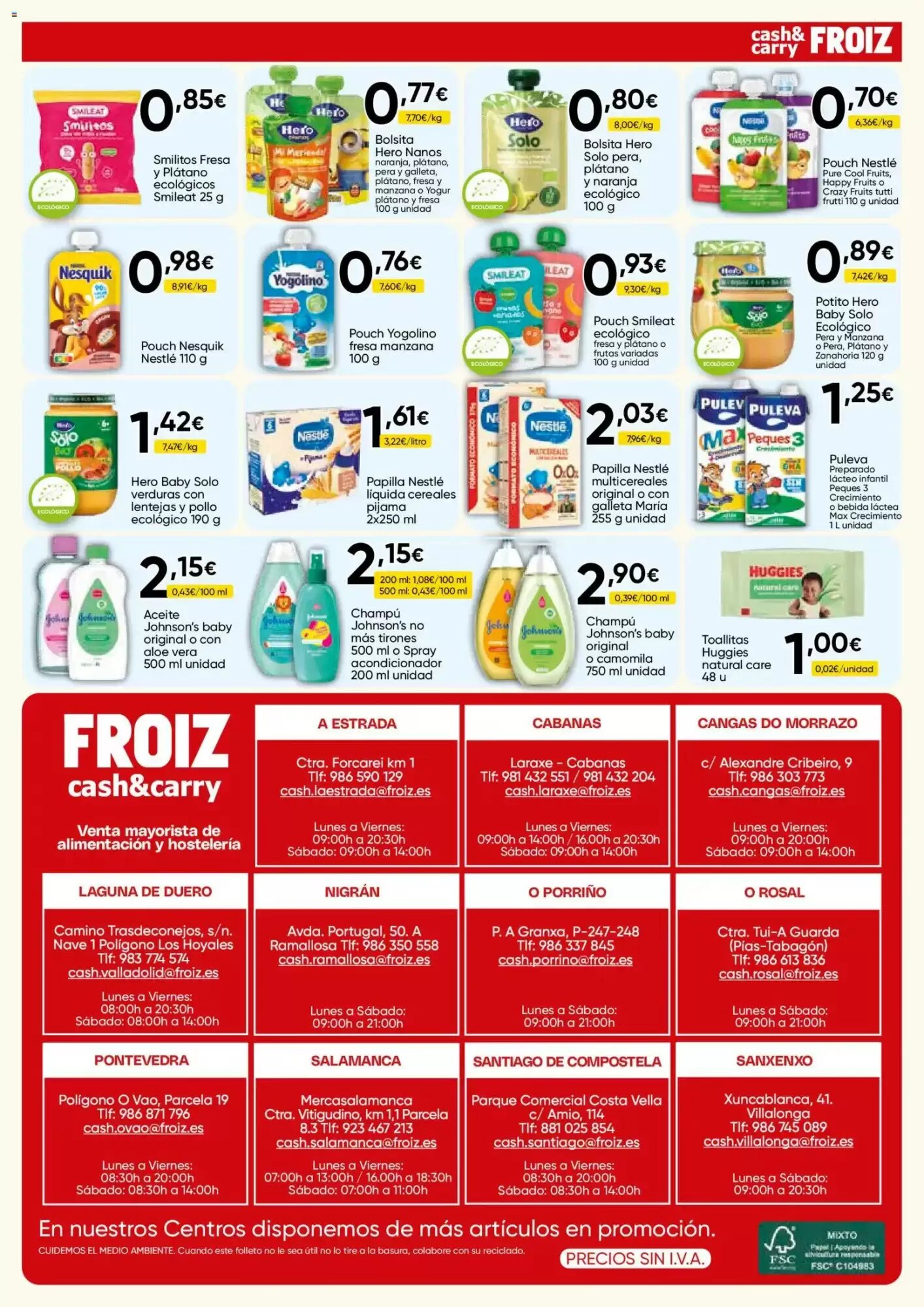 Folleto promocional de FROIZ válido desde el 27/08/2026 - Página 16.