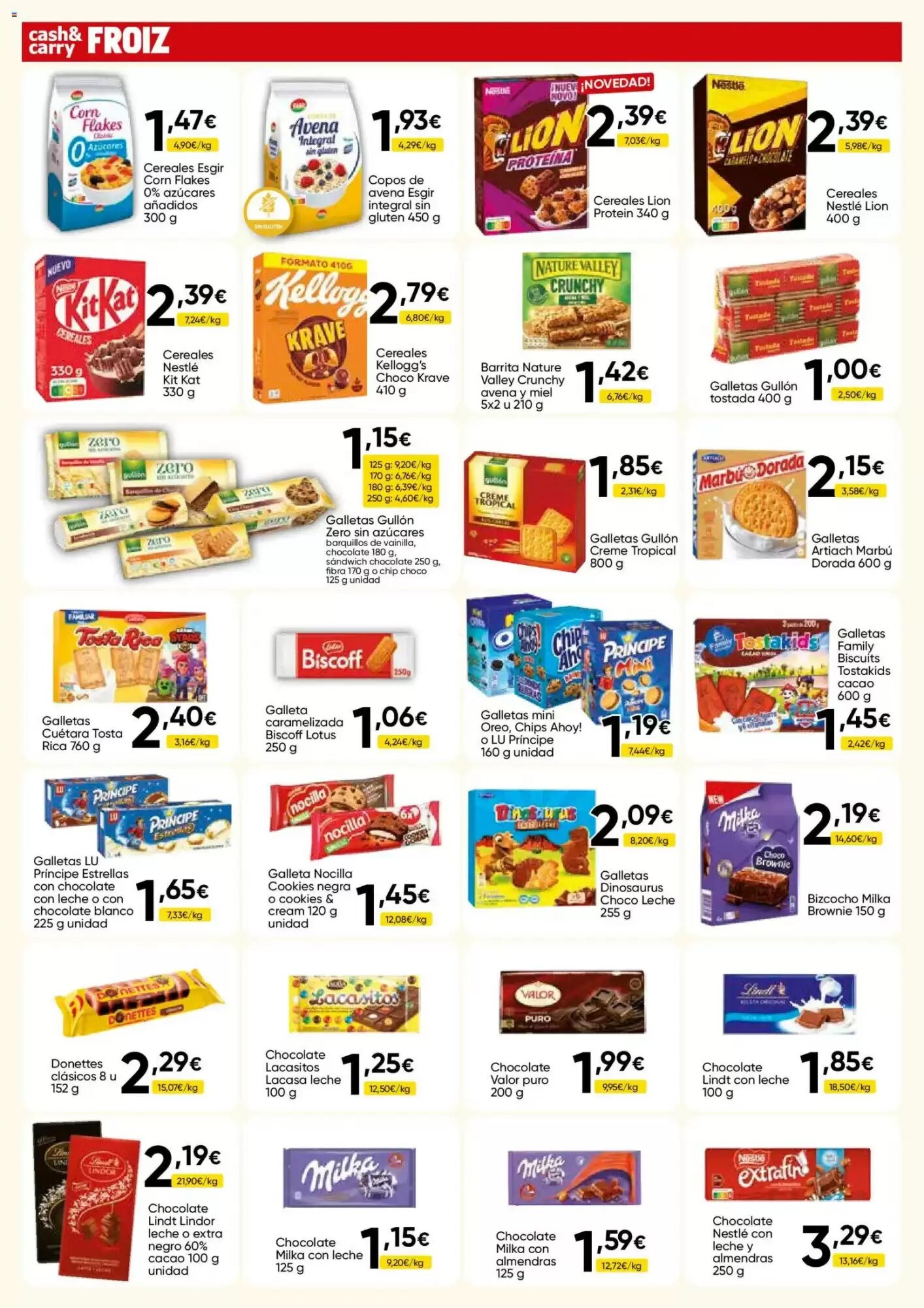 Folleto promocional de FROIZ válido desde el 27/08/2026 - Página 4.